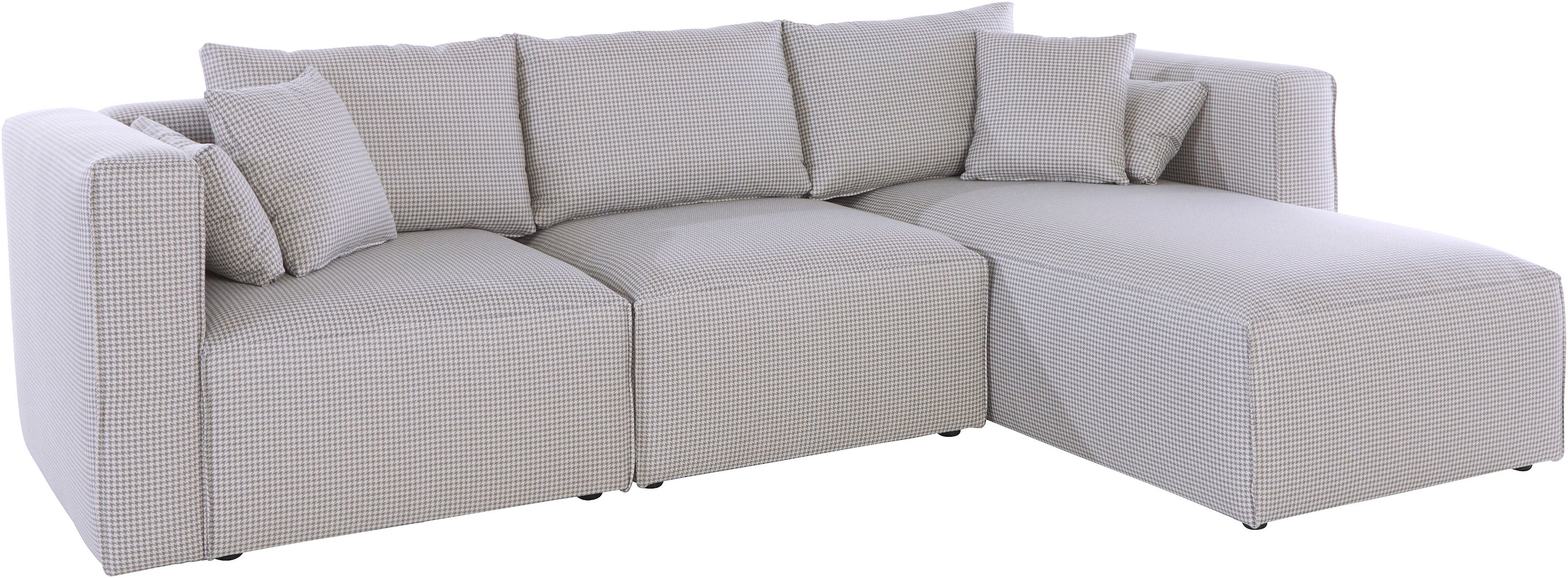 Home affaire Ecksofa »Comfine L-Form« zusammengesetzt aus Modulen, 3 Bezugsqualitäten und viele Farben