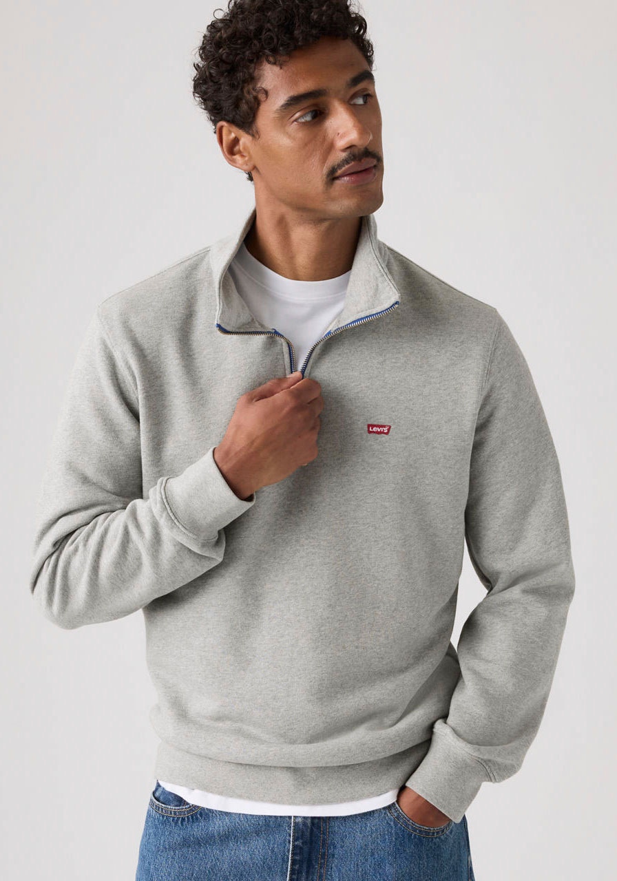 Levi's® Sweatshirt »ORIGINAL HM 1/4 ZIP«, mit Troyer-Kragen und Logo-Stickerei
