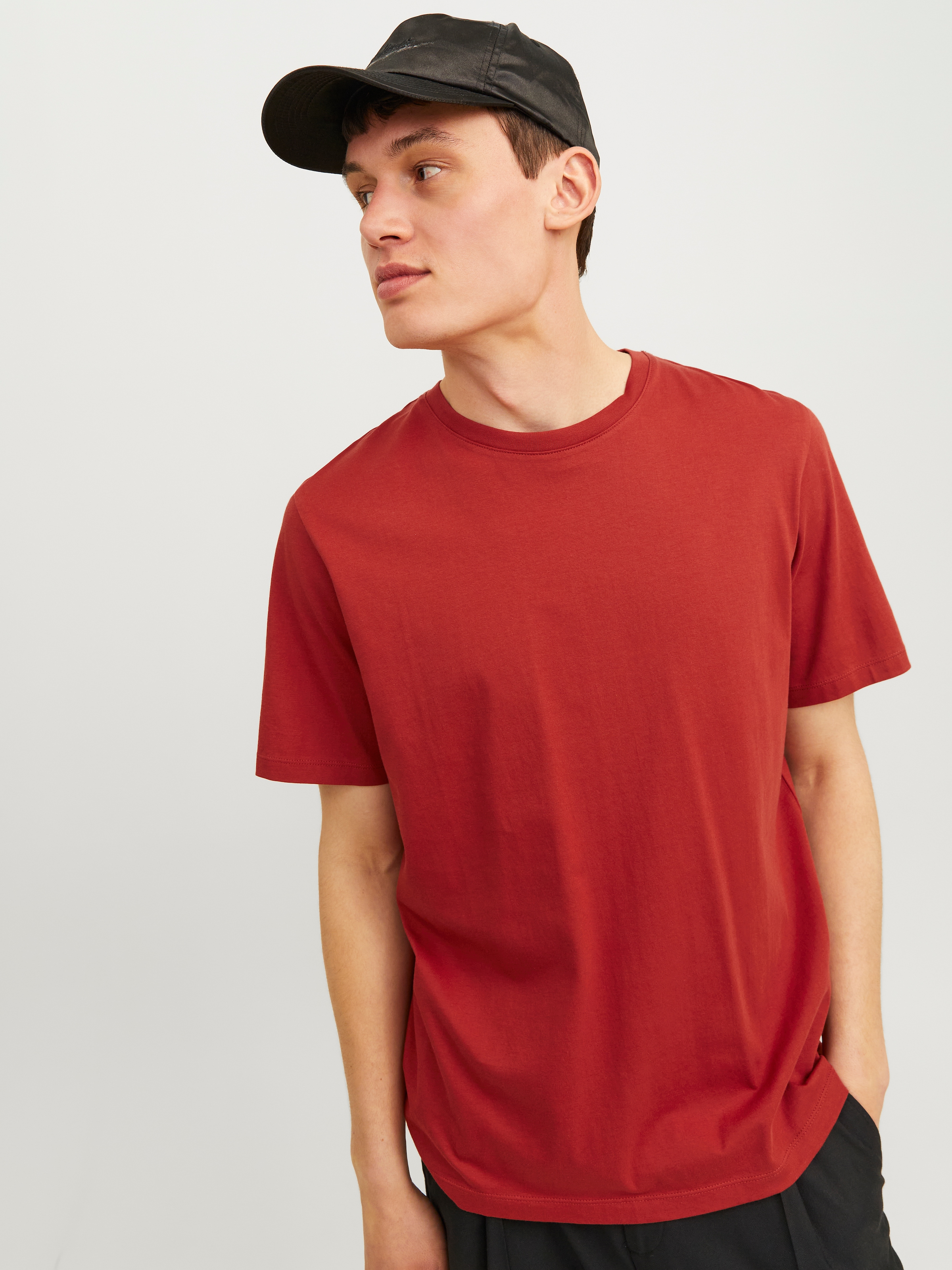 Jack & Jones Rundhalsshirt »JJEORGANIC BASIC TEE SS O-NECK NOOS«, mit Rundhalsausschnitt