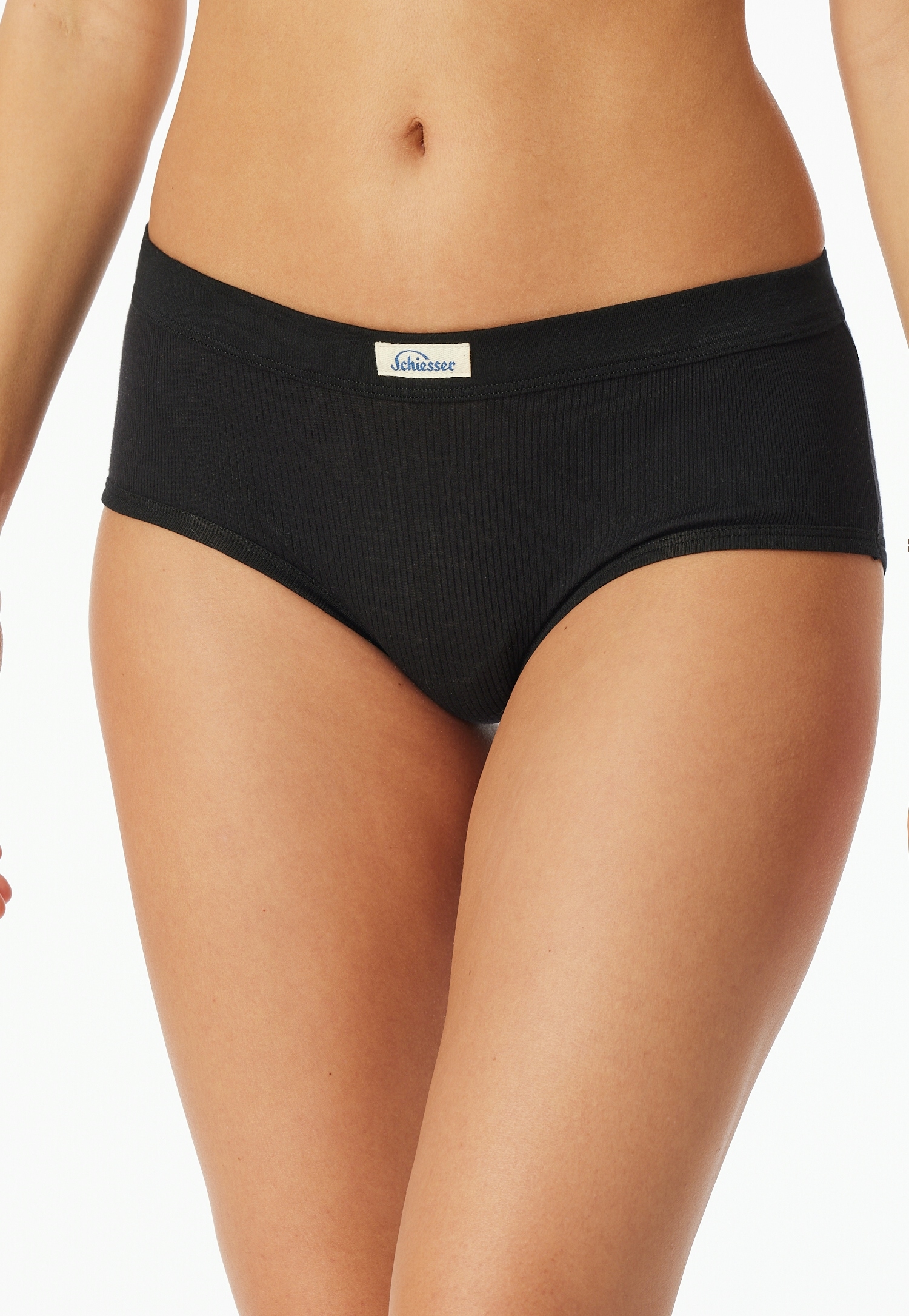 Schiesser Panty »"Panty - REVIVAL"«, mit platziertem Rippmuster und breitem Bundgummi