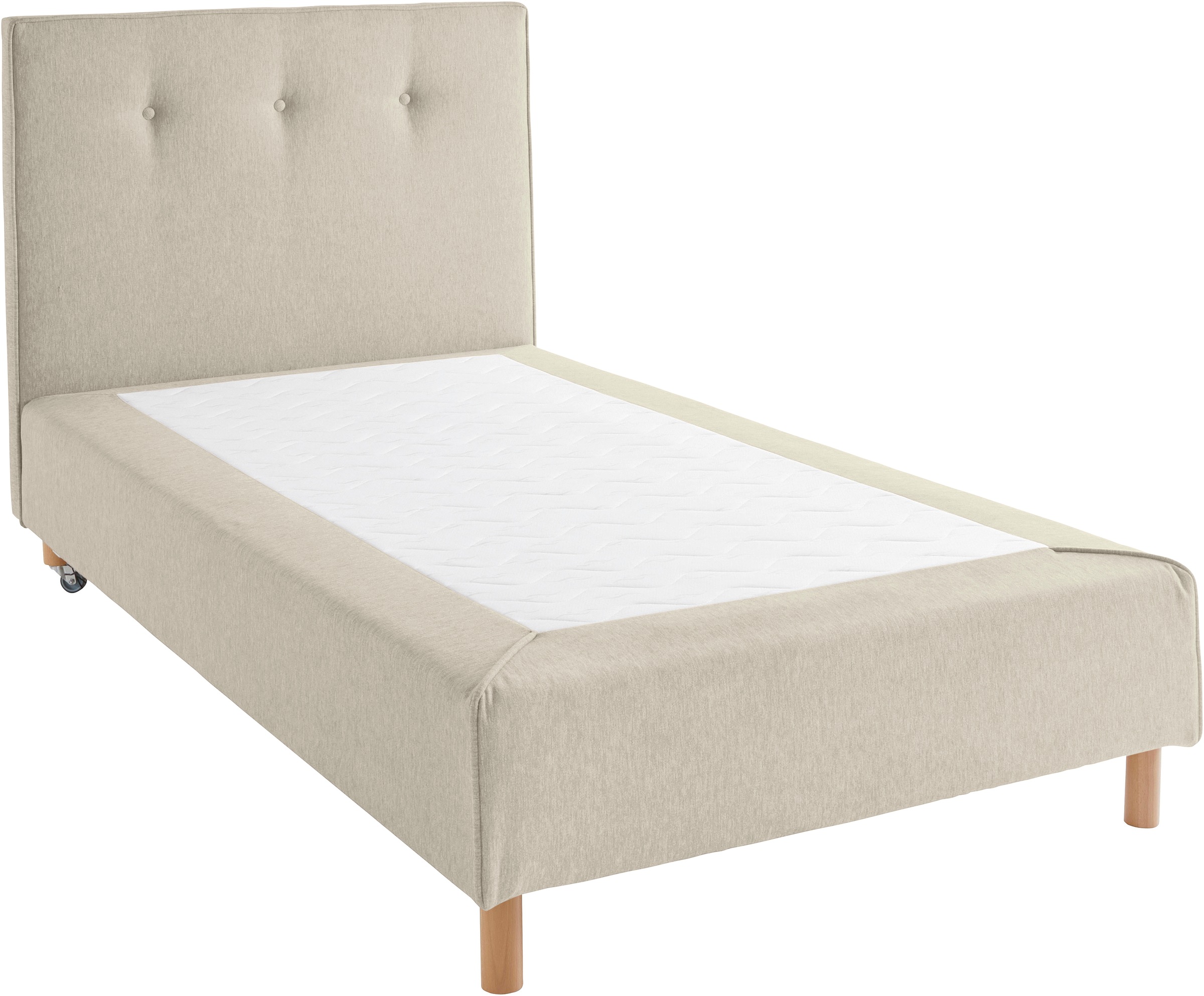 Home affaire Boxspringbett »Heimatblick 100x200cm beliebig erweiterbar zu Doppel- und Familienbett«, Einzelbett, Hotelbett erhältlich in H2,H3 & H4