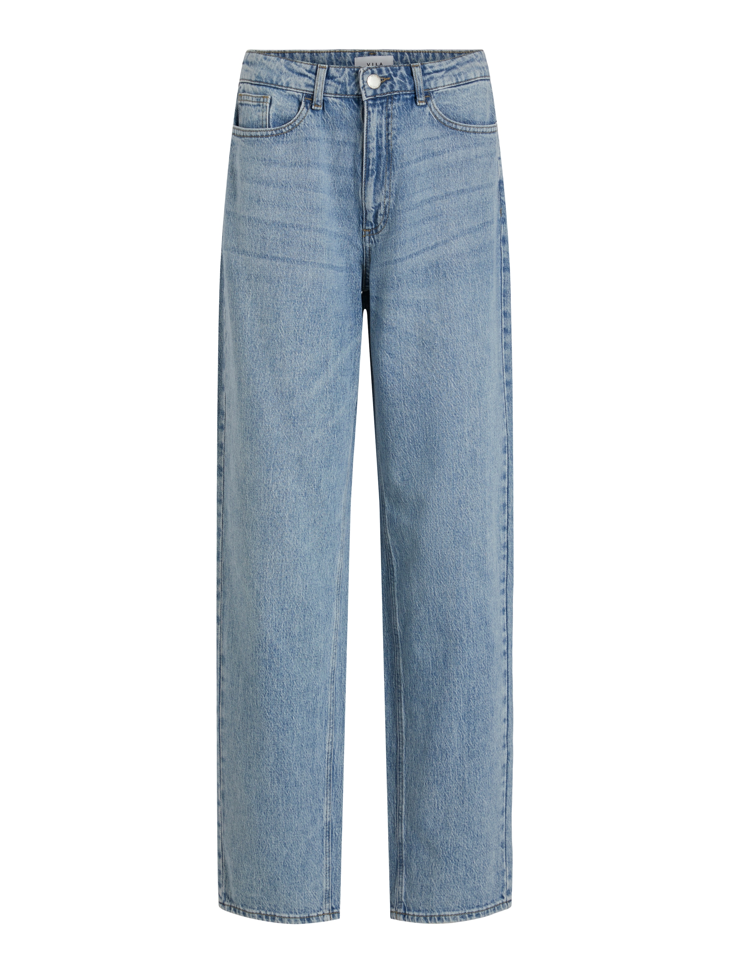 Vila High-waist-Jeans »VIKELLY JAF HW STRAIGHT JEANS-NOOS« Baumwollmischung