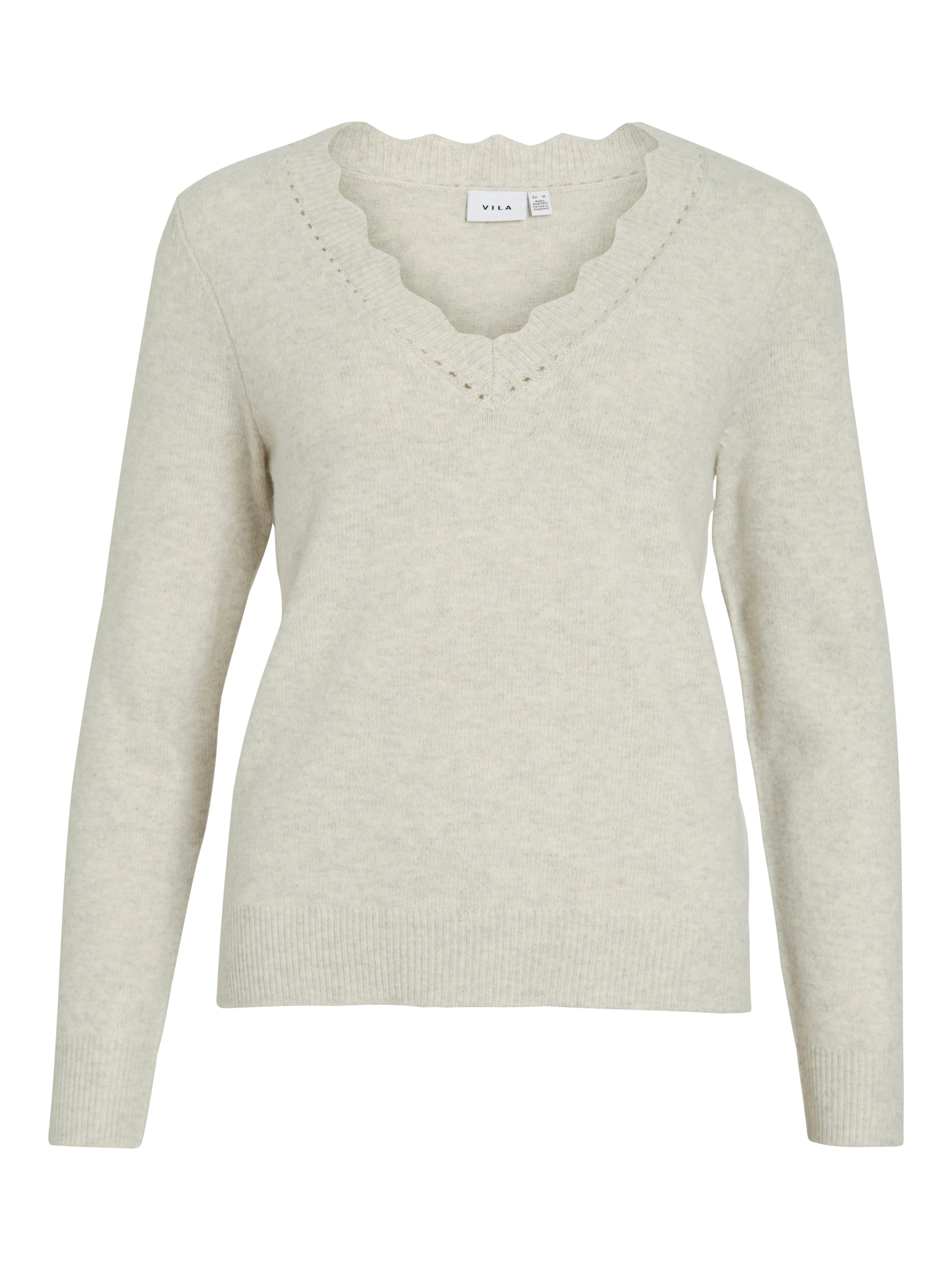 Vila V-Ausschnitt-Pullover »VINIKOLINA V-NECK L/S KNIT TOP - NOOS«