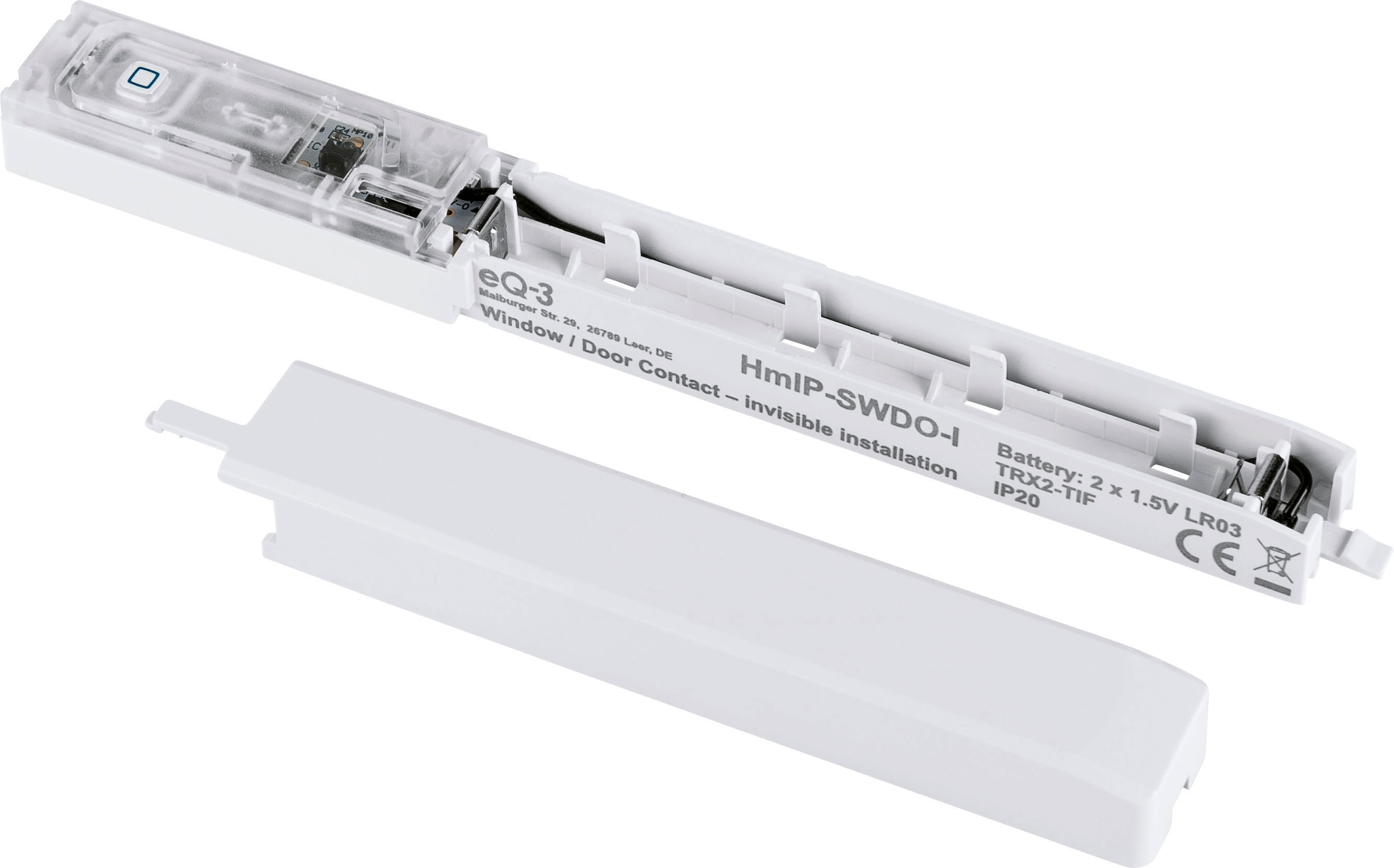 Image of Homematic IP Fensteröffnungsmelder "IP Fenster- und Türkontakt (verdeckter Einbau)"
