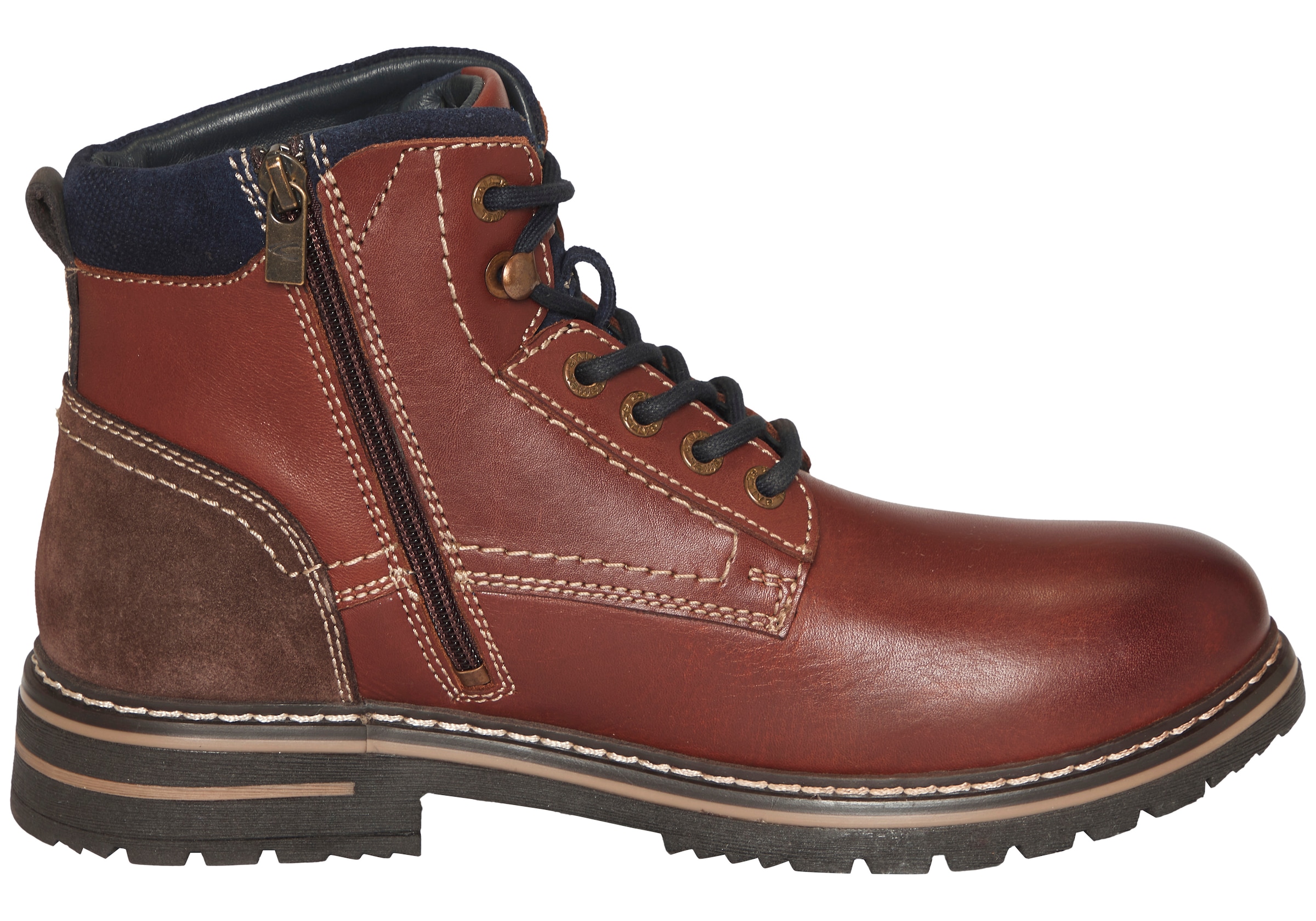 camel active Schnürboots  Winterboots, Stiefel mit Reissverschluss