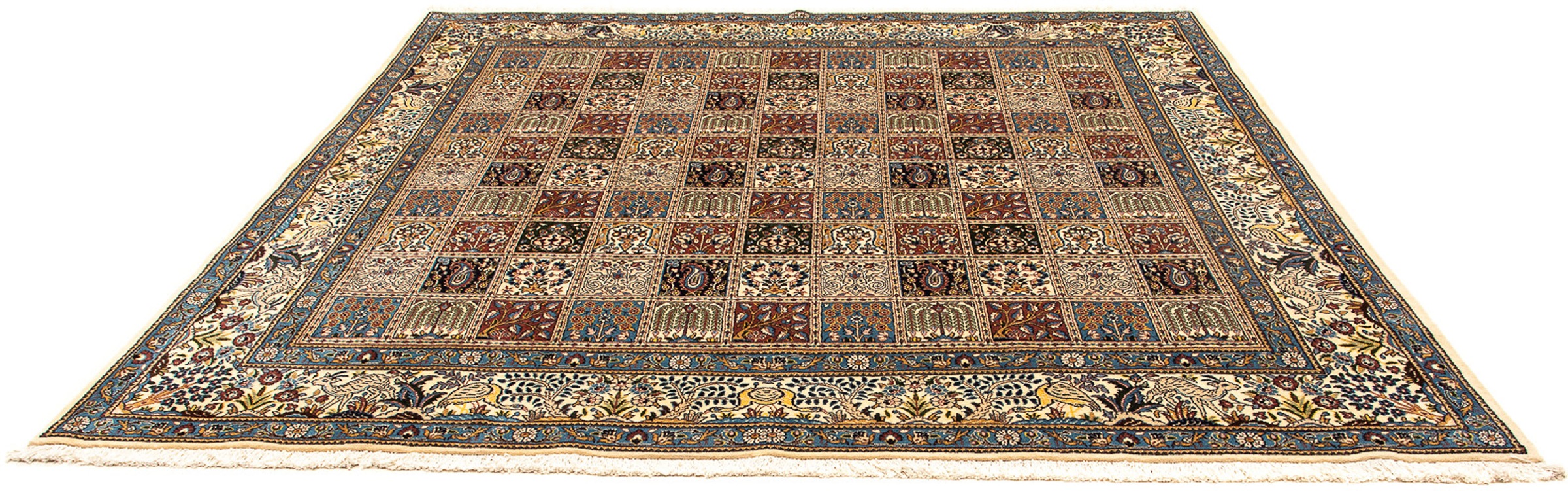 Image of morgenland Orientteppich »Perser - Classic quadratisch - 248 x 245 cm - mehrfarbig«, quadratisch, 10 mm Höhe, Wohnzimmer, Handgeknüpft, Einzelstück mit Zertifikat bei Ackermann Versand Schweiz