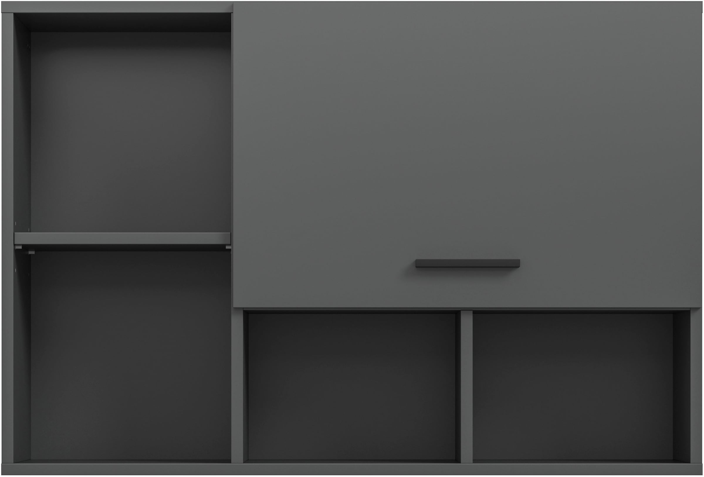 welltime Hängeschrank »FALAS, TOPSELLER! Breite 95cm, 1 Klappe, 5 Fächer« in verschiedenen Farben erhältlich, 1 Stk. tlg. Schrank, Wandschrank, Badschrank, Wäscheschrank