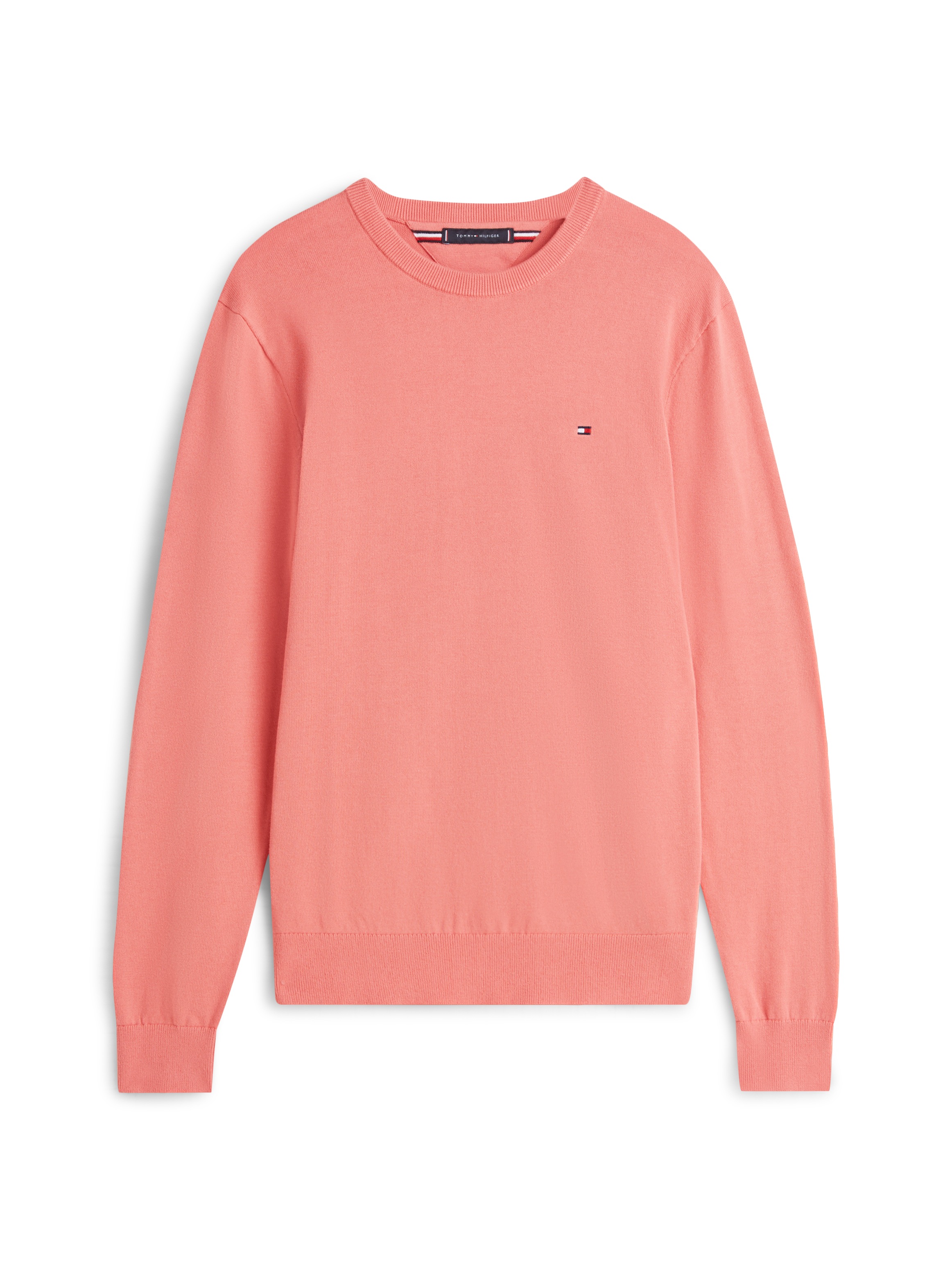 Tommy Hilfiger Pull à col rond »ESSENTIAL COTTON« mode premium col rond coupe régulière