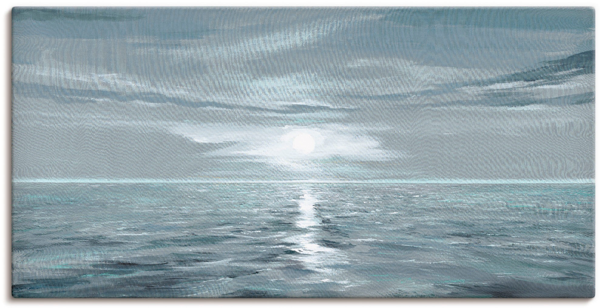 Image of Artland Wandbild »Eisblaues Meer«, Gewässer, (1 St.), in vielen Grössen & Produktarten - Alubild / Outdoorbild für den Aussenbereich, Leinwandbild, Poster, Wandaufkleber / Wandtattoo auch für Badezimmer geeignet bei Ackermann Versand Schweiz