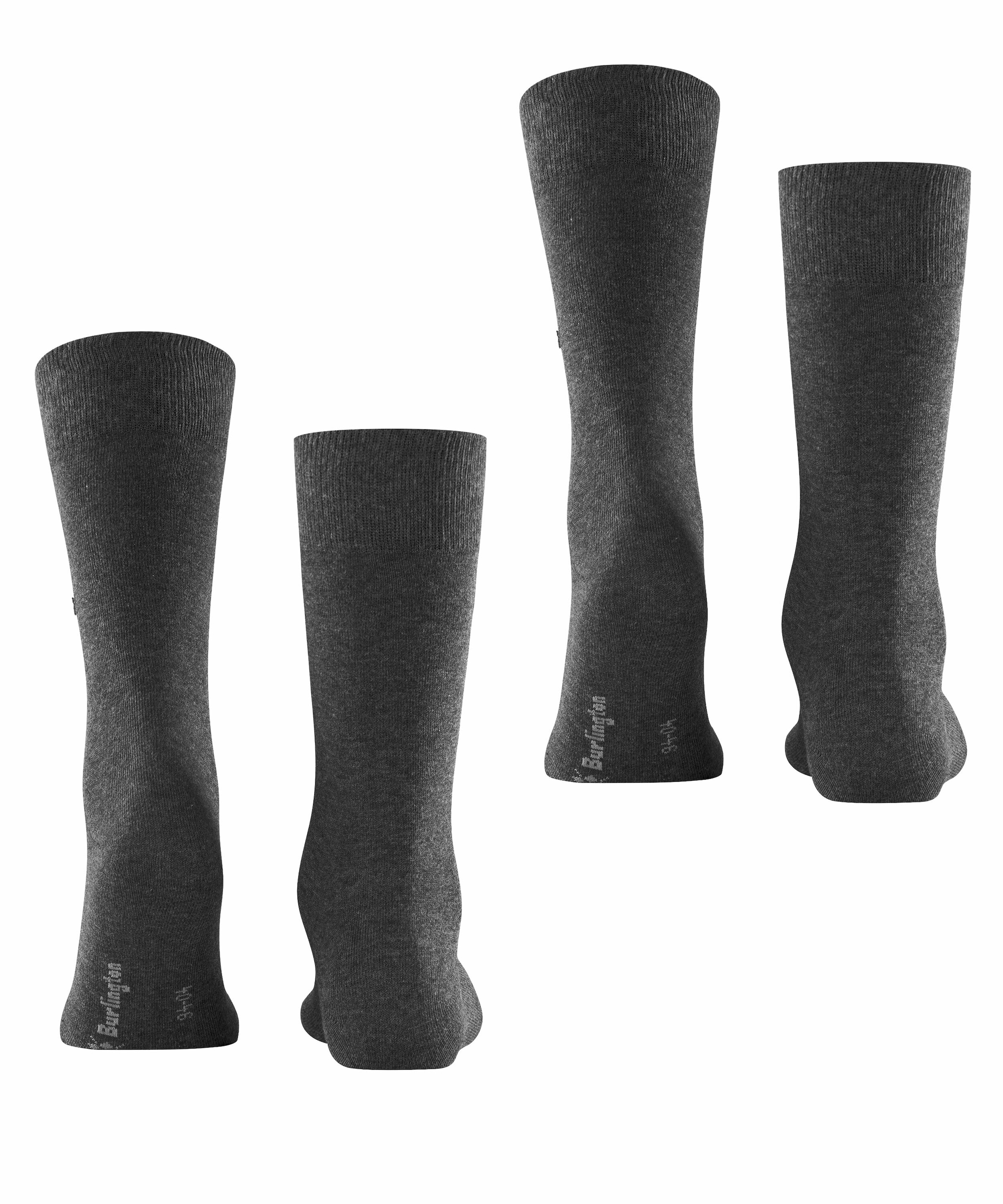 Burlington Chaussettes »Everyday« 2 paires,  taille unique 40-46, uni, clip Burlington