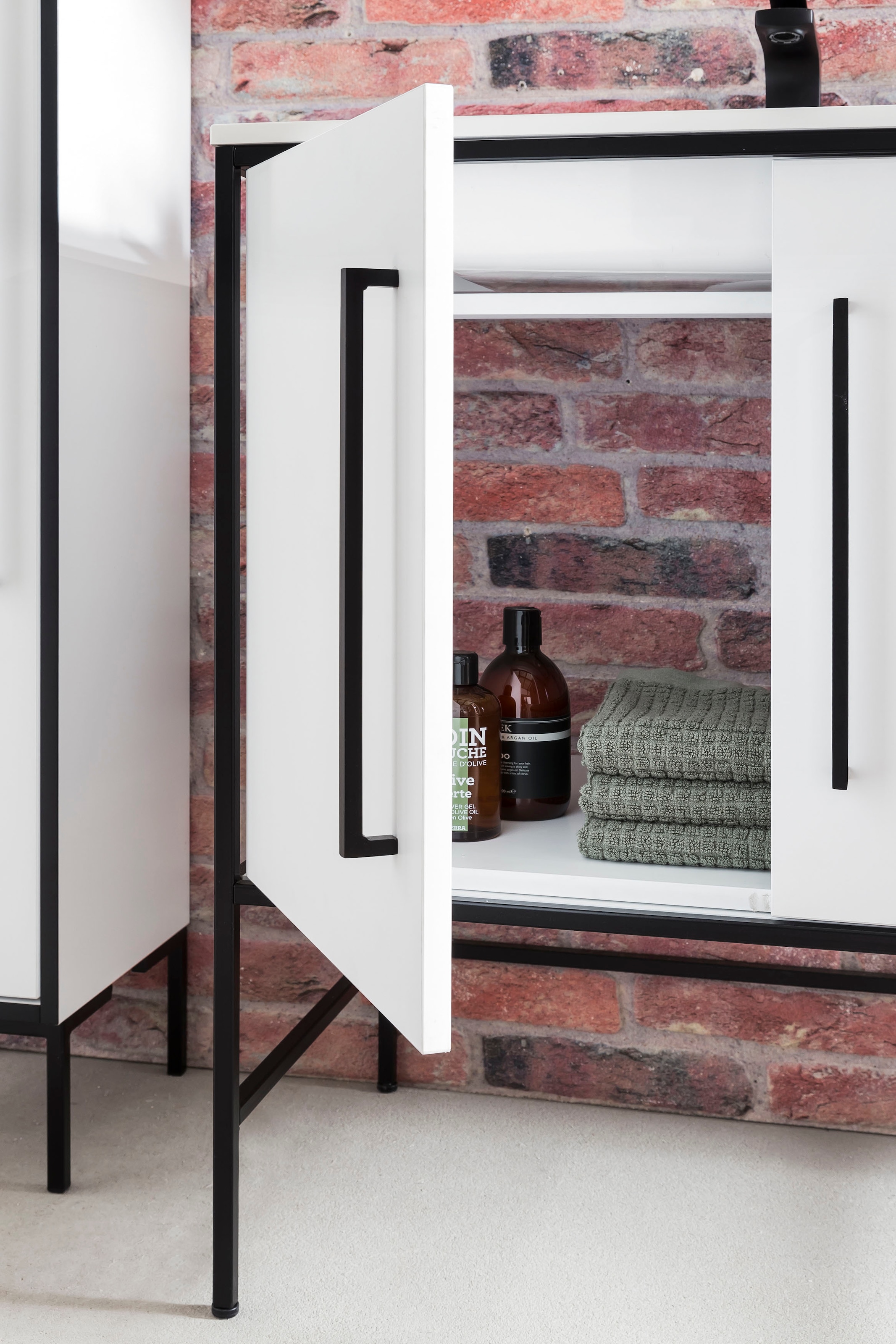 Schildmeyer Table de lavage »Moris« mit Mineralgussbecken, Breite 77 cm