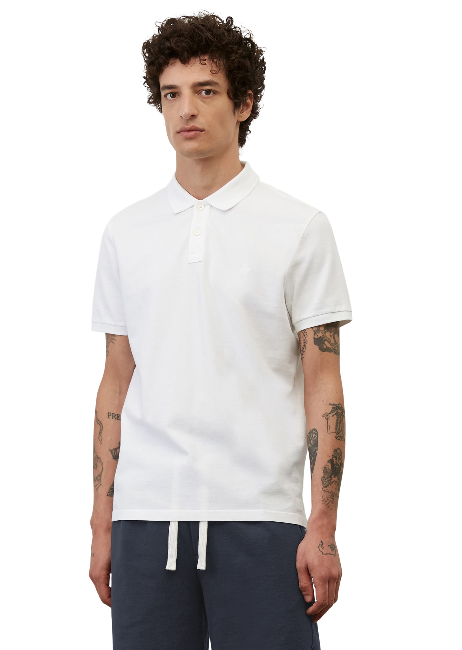 Image of Marc OPolo Poloshirt mit dezenter Logostickerei