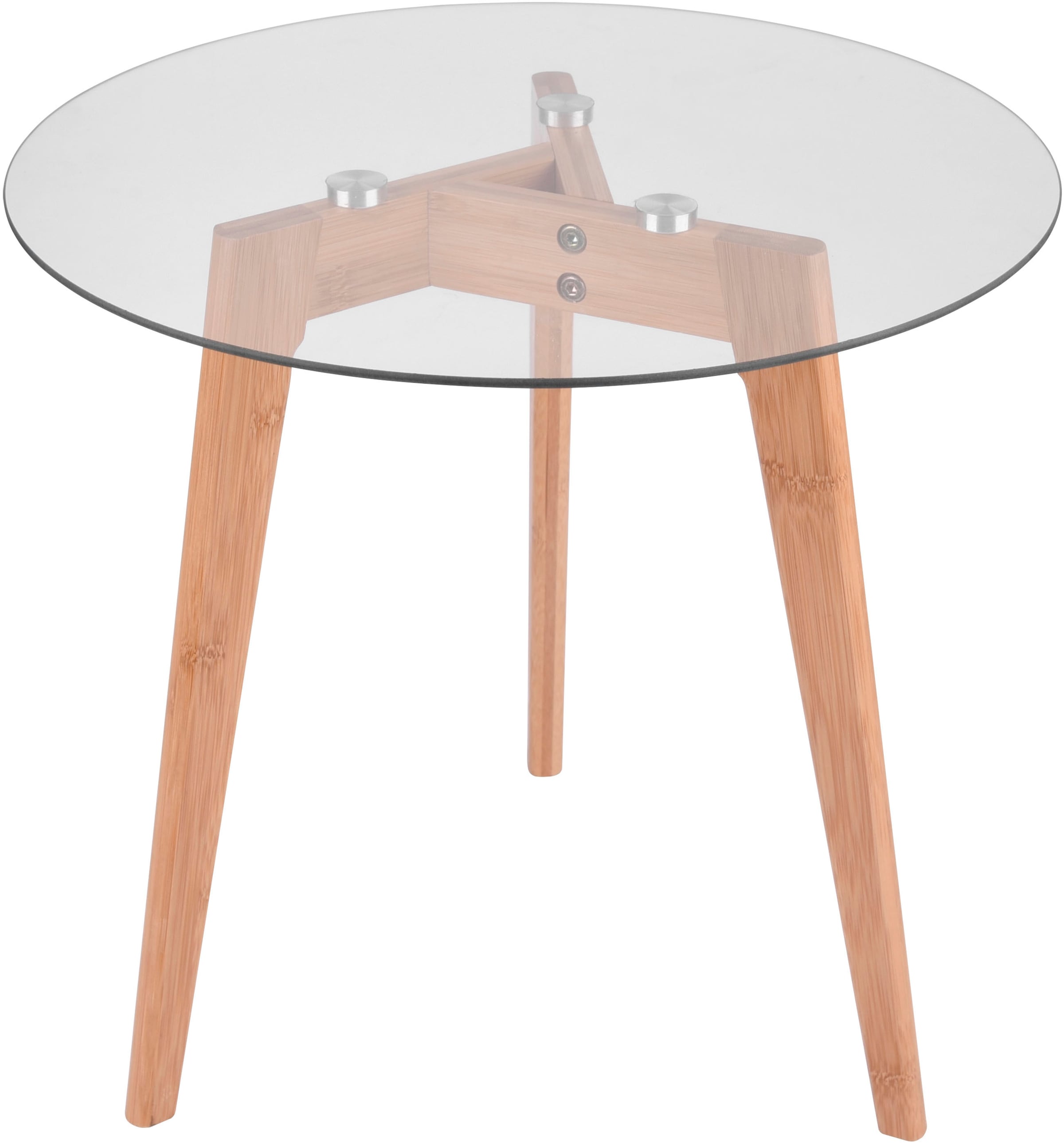 MIRRORS AND MORE Beistelltisch »Charlotta«, (4 St.), Kombination aus Holz und Metall