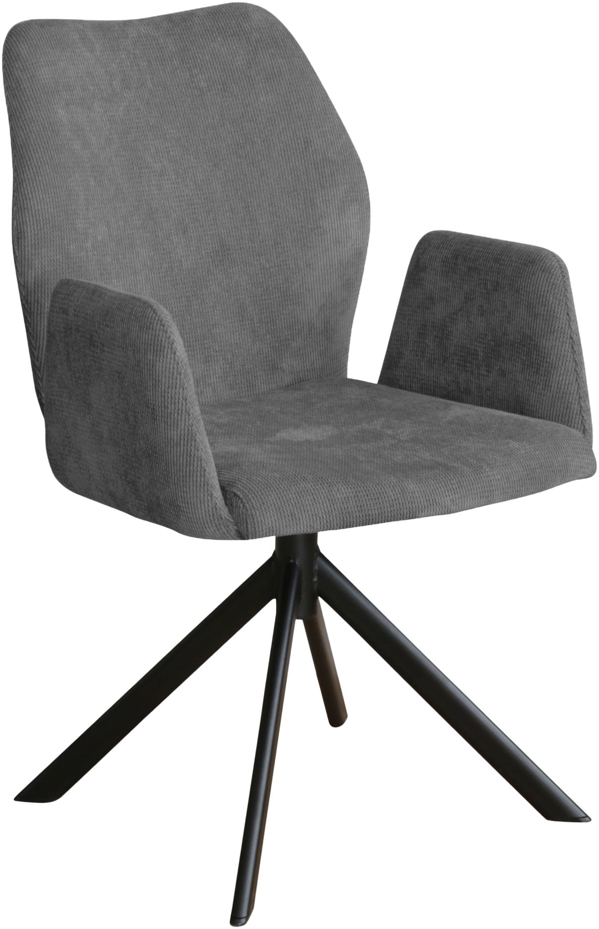 GOODproduct Chaise avec accoudoirs »Hacienda« () moderner Cord Bezug, 2er Set