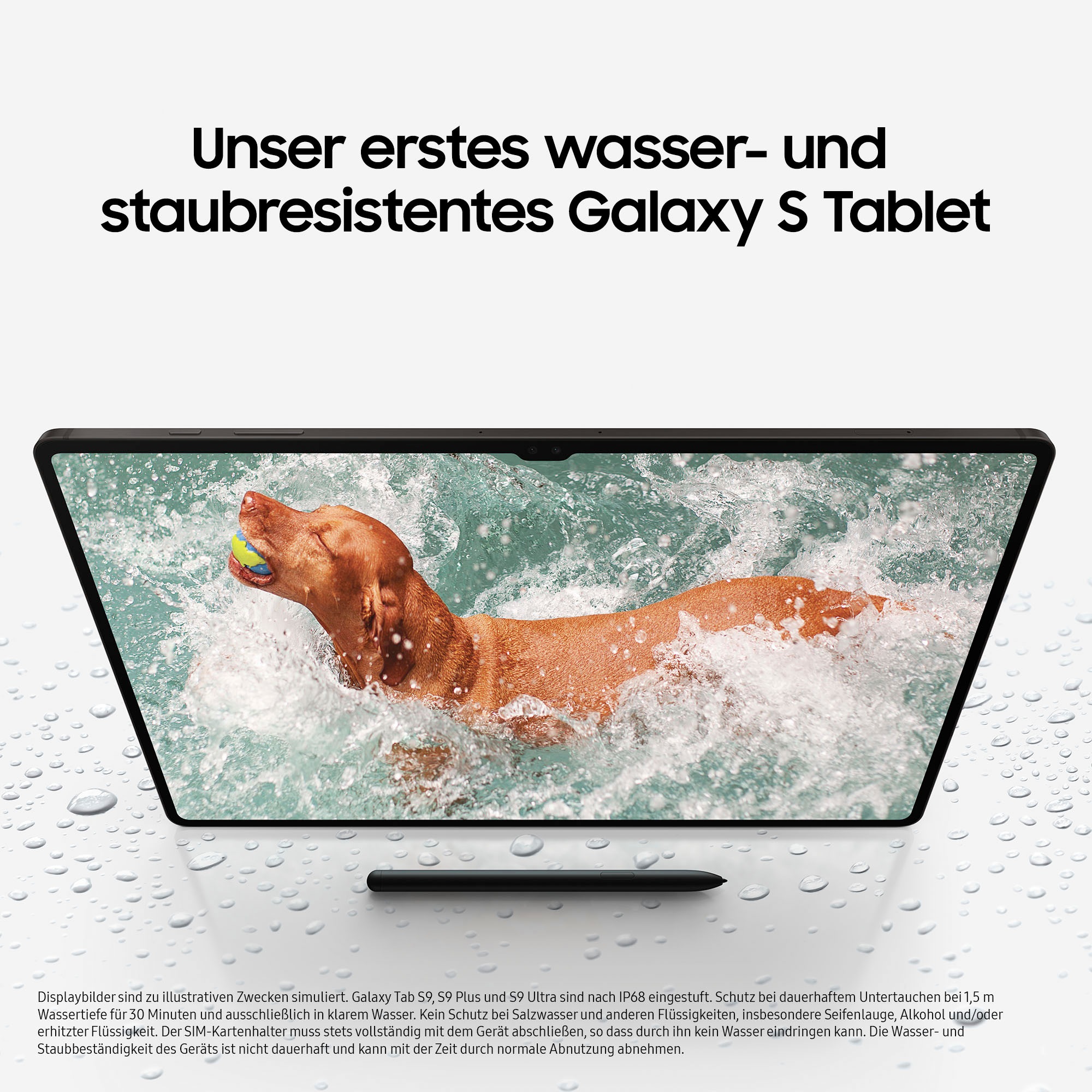 Samsung Tablet »Galaxy Tab S9+ 5G«, (31,5 cm / 12,4 Zoll), Android, WQXGA+, 5G, AI-Funktionen)