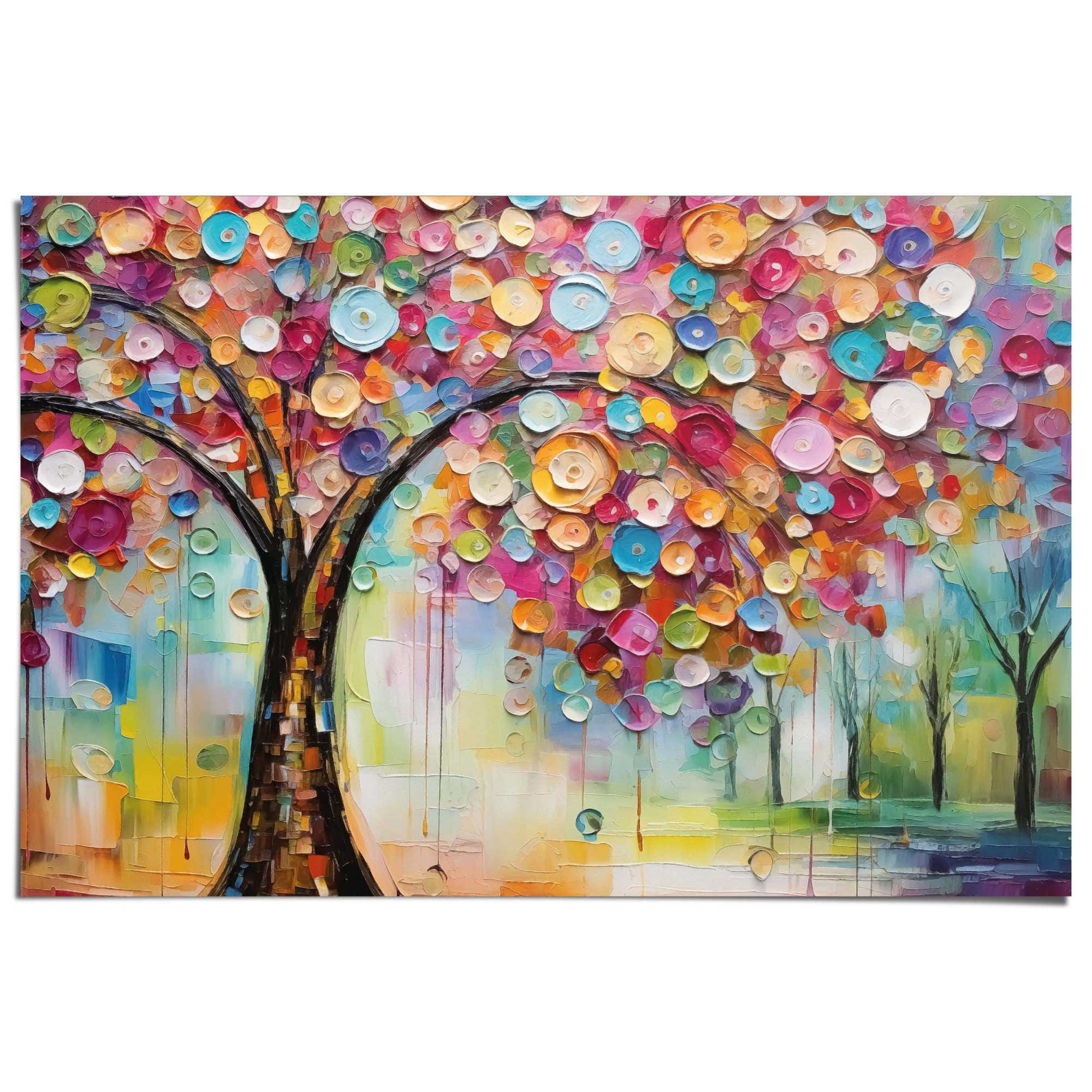 Image of Reinders Poster "Life Tree" Hobbyraum - Mehrfarbig - 150 gr. Papier - 91,5x61 cm
