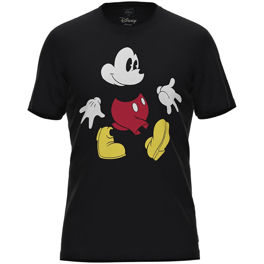 s.Oliver Print-Shirt, mit Mickeymaus-Print