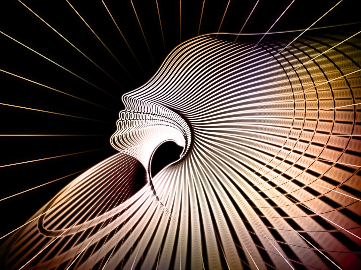 Image of Papermoon "Abstrakt Gesicht"
