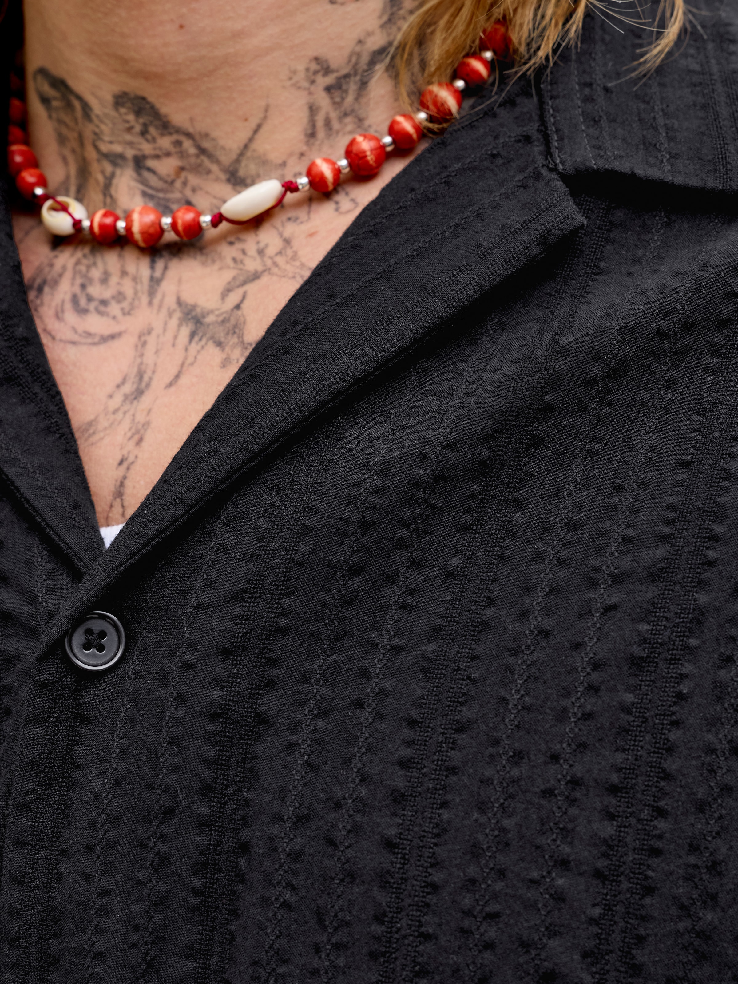 Jack & Jones Kurzarmhemd »JJETYSON RESORT SHIRT SS SN« mit Resort-Kragen