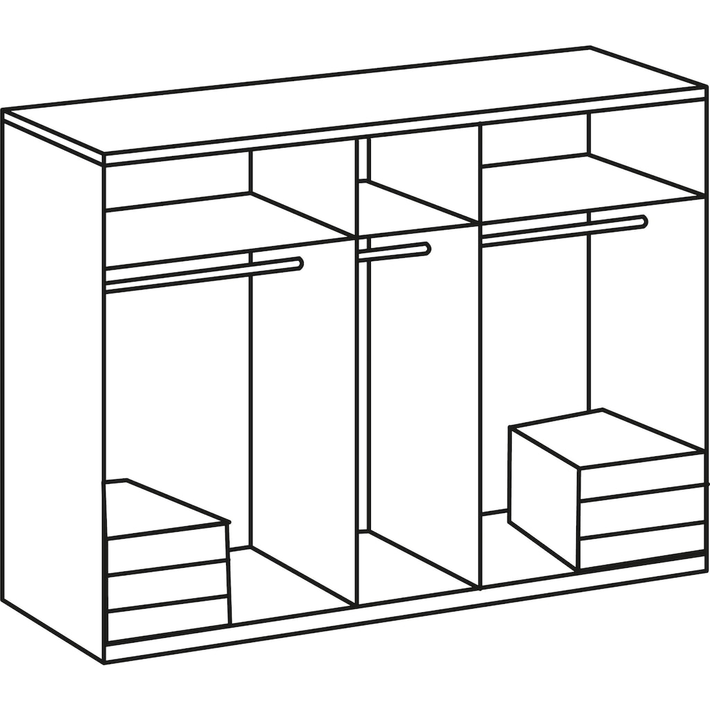 Wimex Kleiderschrank »Level by fresh to go«, mit Glas-und Spiegeltüren