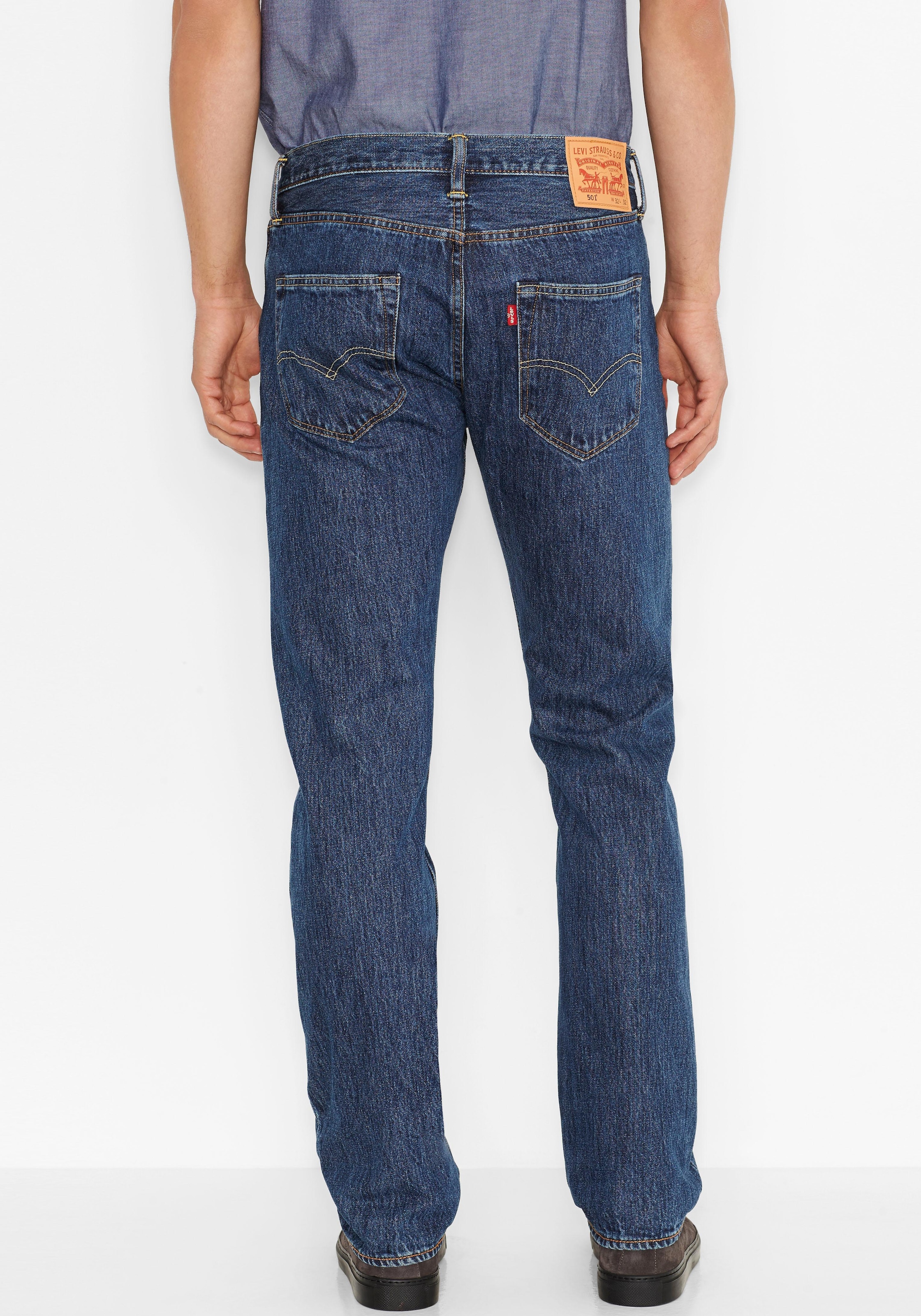 Levi's® Jeans droit »501 LEVI'S ORIGINAL« mit Markenlabel