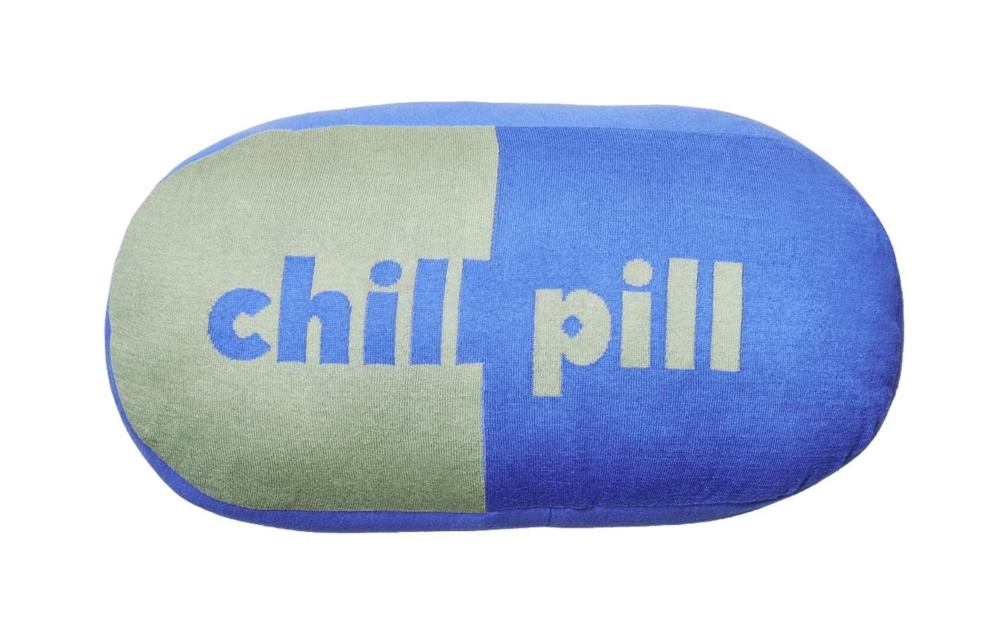 Image of Dekokissen "Chic Mic Gestricktes Chill Pill 30 x 60 cm"