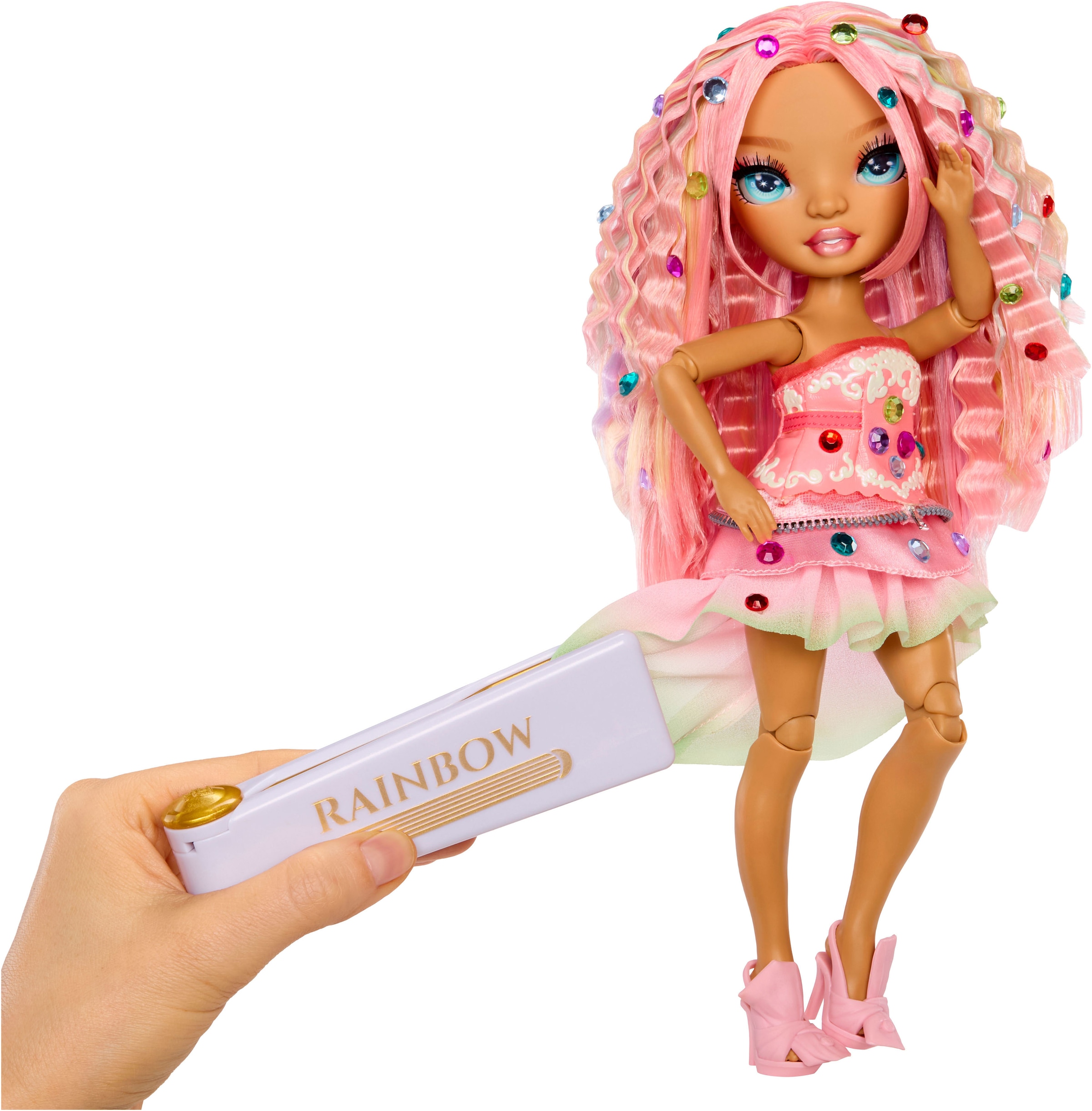 RAINBOW HIGH Anziehpuppe »Rainbow High Be Dazzling Fashion Dolls- Adeline Rose«