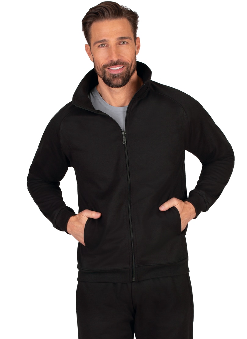 Trigema Veste sweat »TRIGEMA Raglanjacke aus Sweat-Qualität« 1 cuis