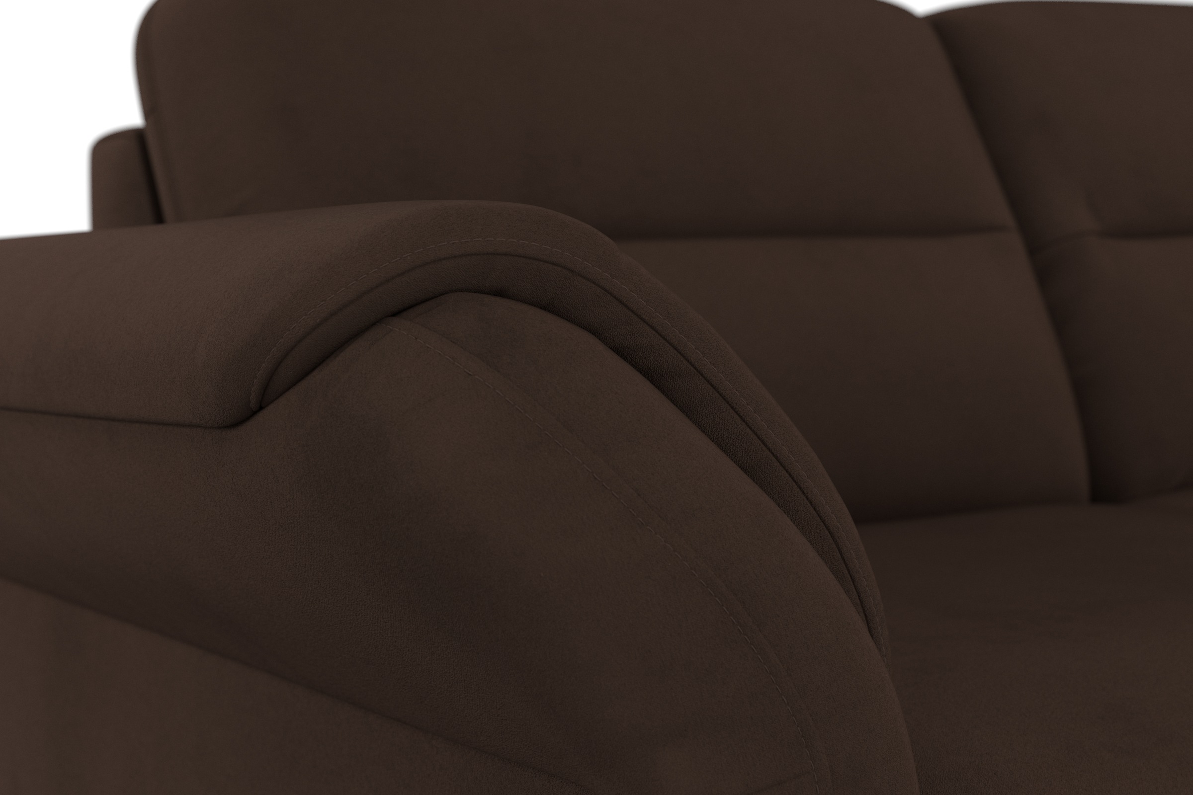 sit&more Ecksofa »Mellum L-Form« Federkern, optional Schlaffunktion, Bettkasten & Armteilfunktion