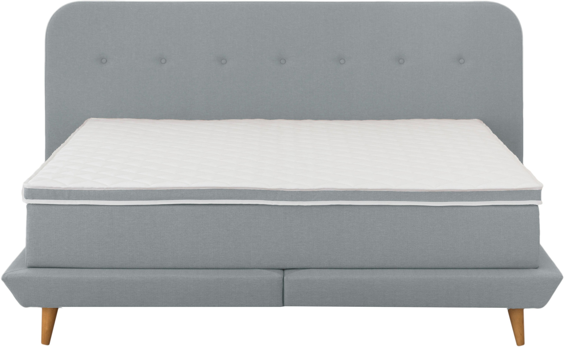 Home affaire Boxspringbett »Premium« Steppung mit Knopfheftung, inkl. Topper