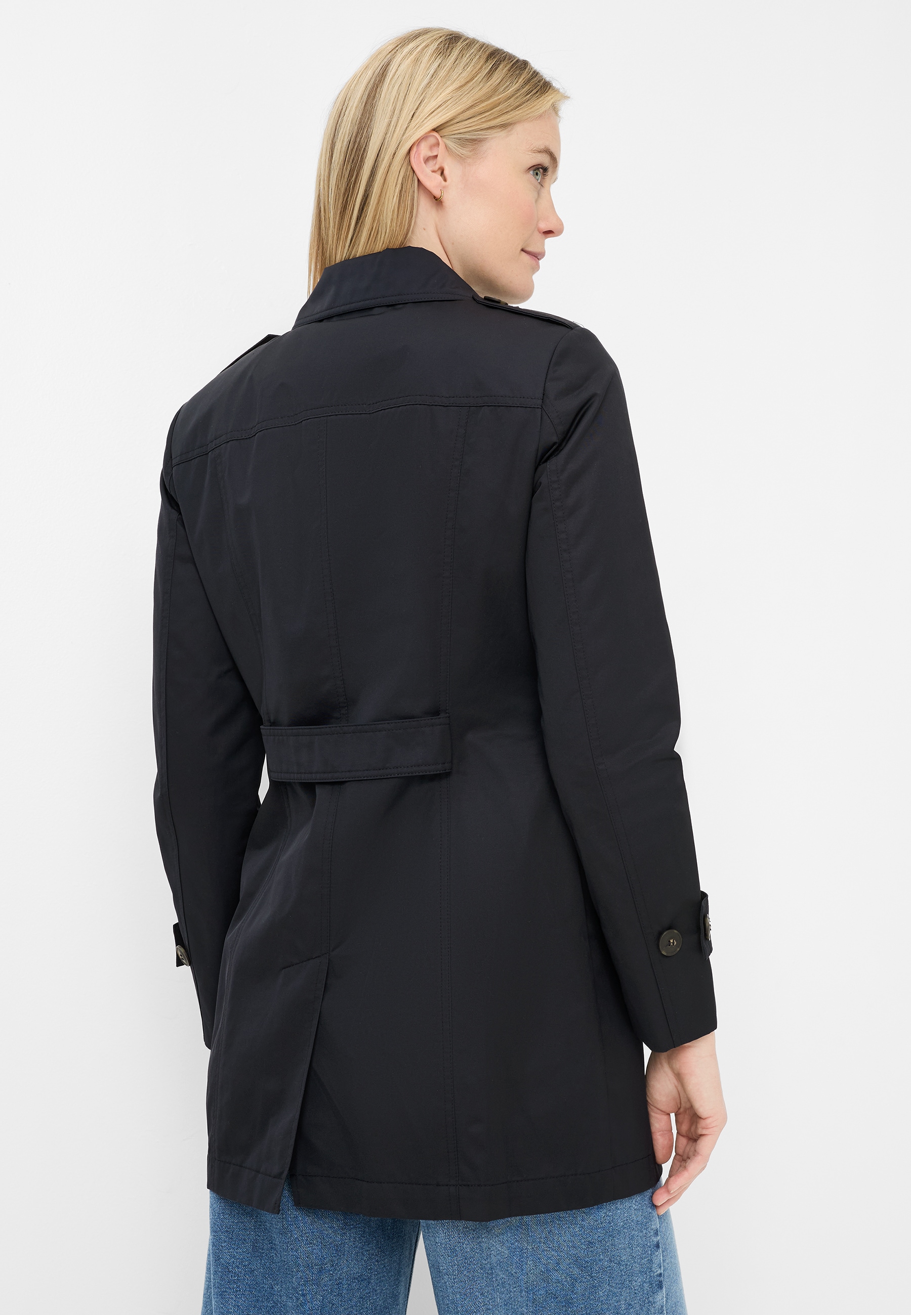 Fuchs Schmitt Manteau court Lightweight Cotton, Regular Fit, Schulterklappen