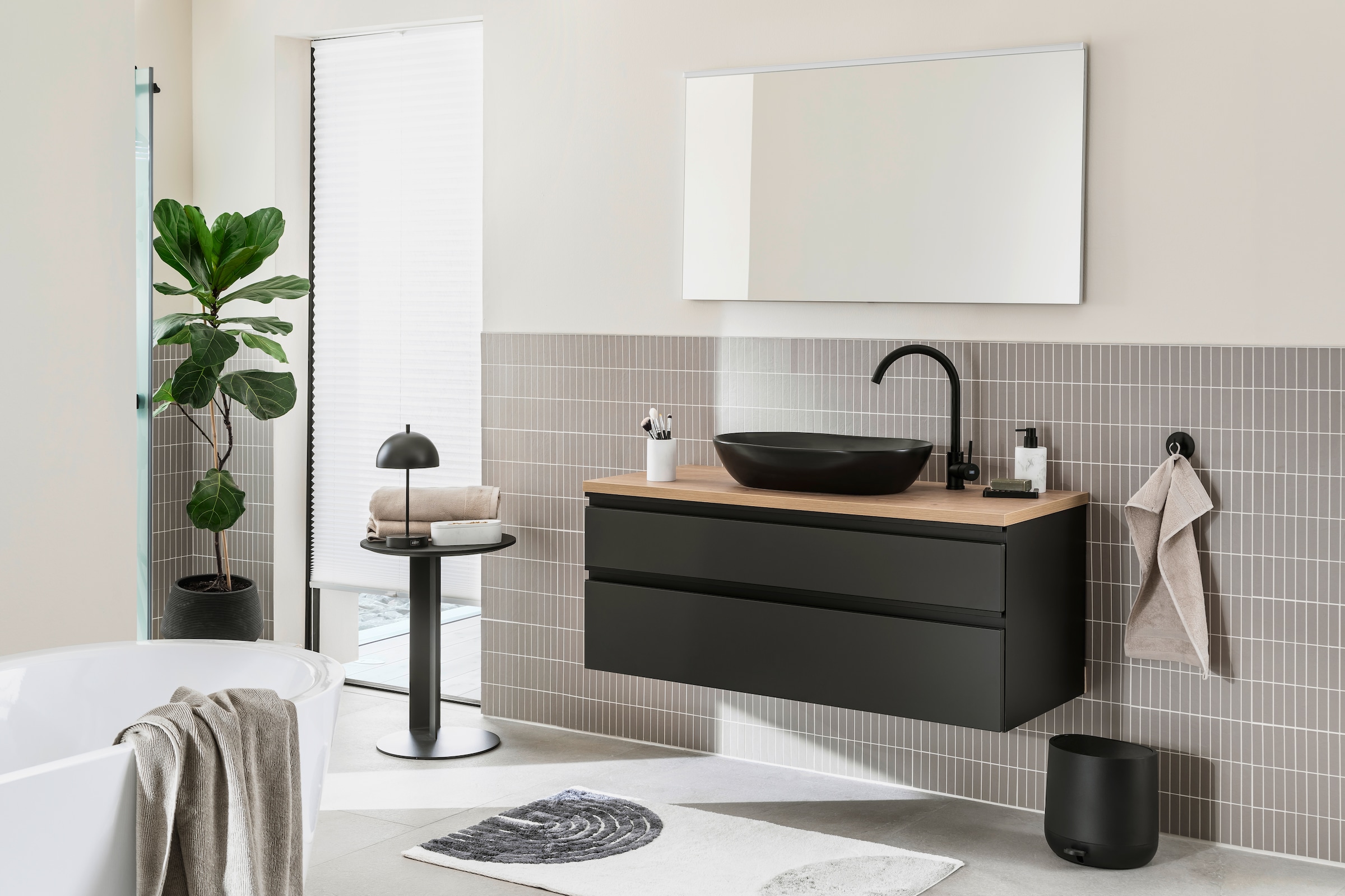 SCHÖNER WOHNEN-Kollektion Badematte »Barbados 233« Höhe 17 mm fussbodenheizungsgeeignet kuschelweicher Badezimmerteppich, waschbar