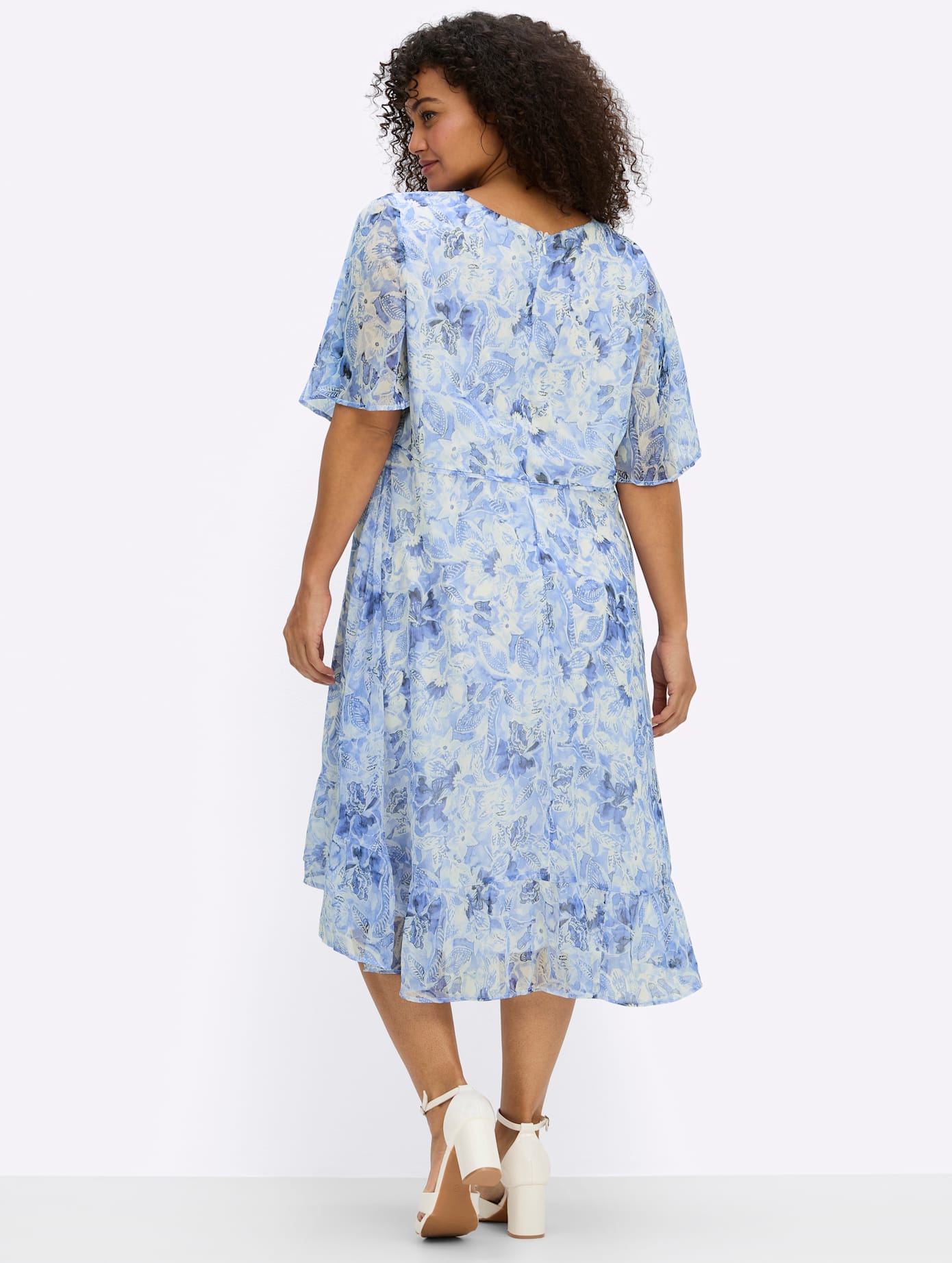 Sheego Robe en mousseline de soie »Kleid«