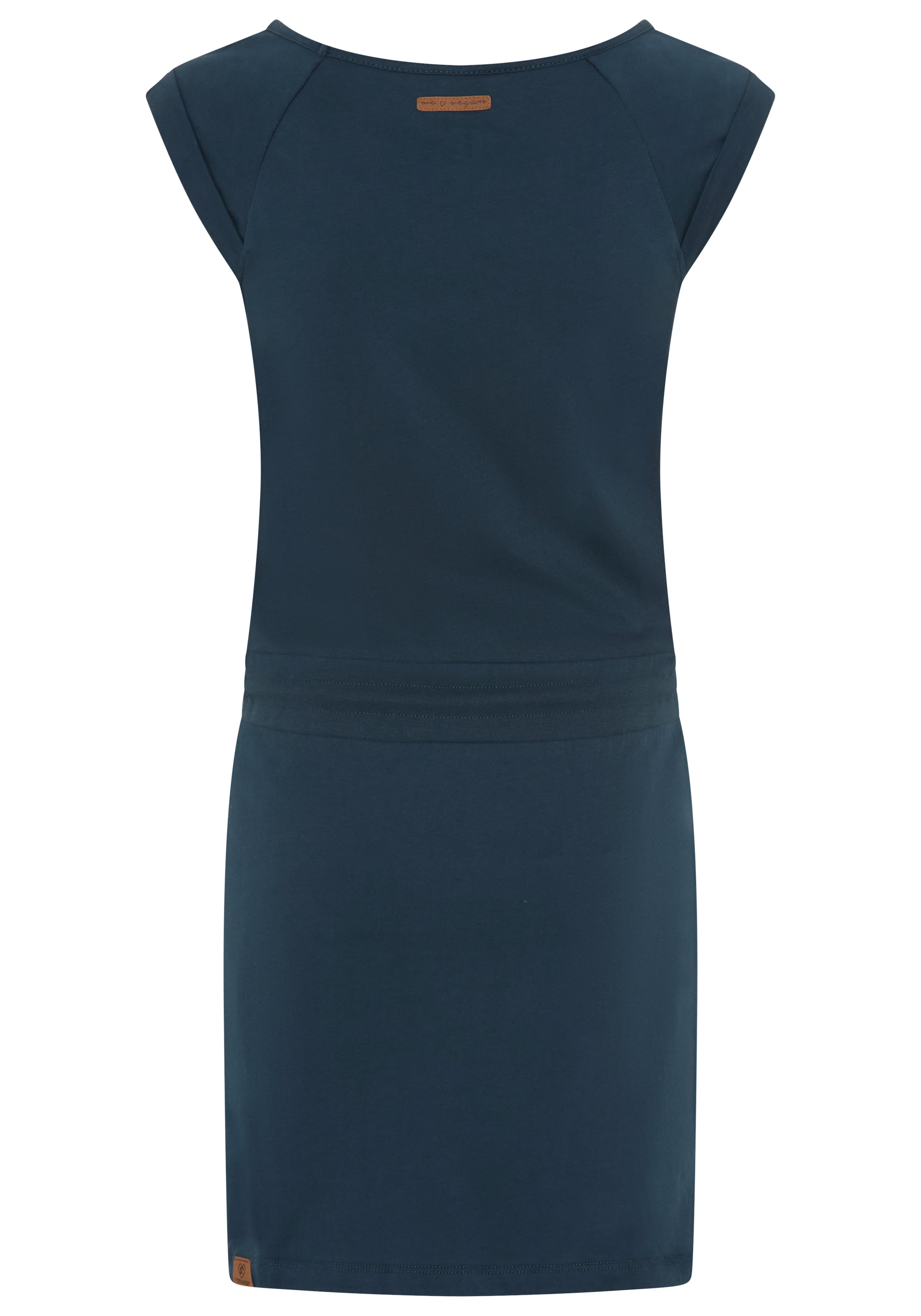 Ragwear Minikleid »PENELOPE UNI O« mit Kordelzug und Zierknopf