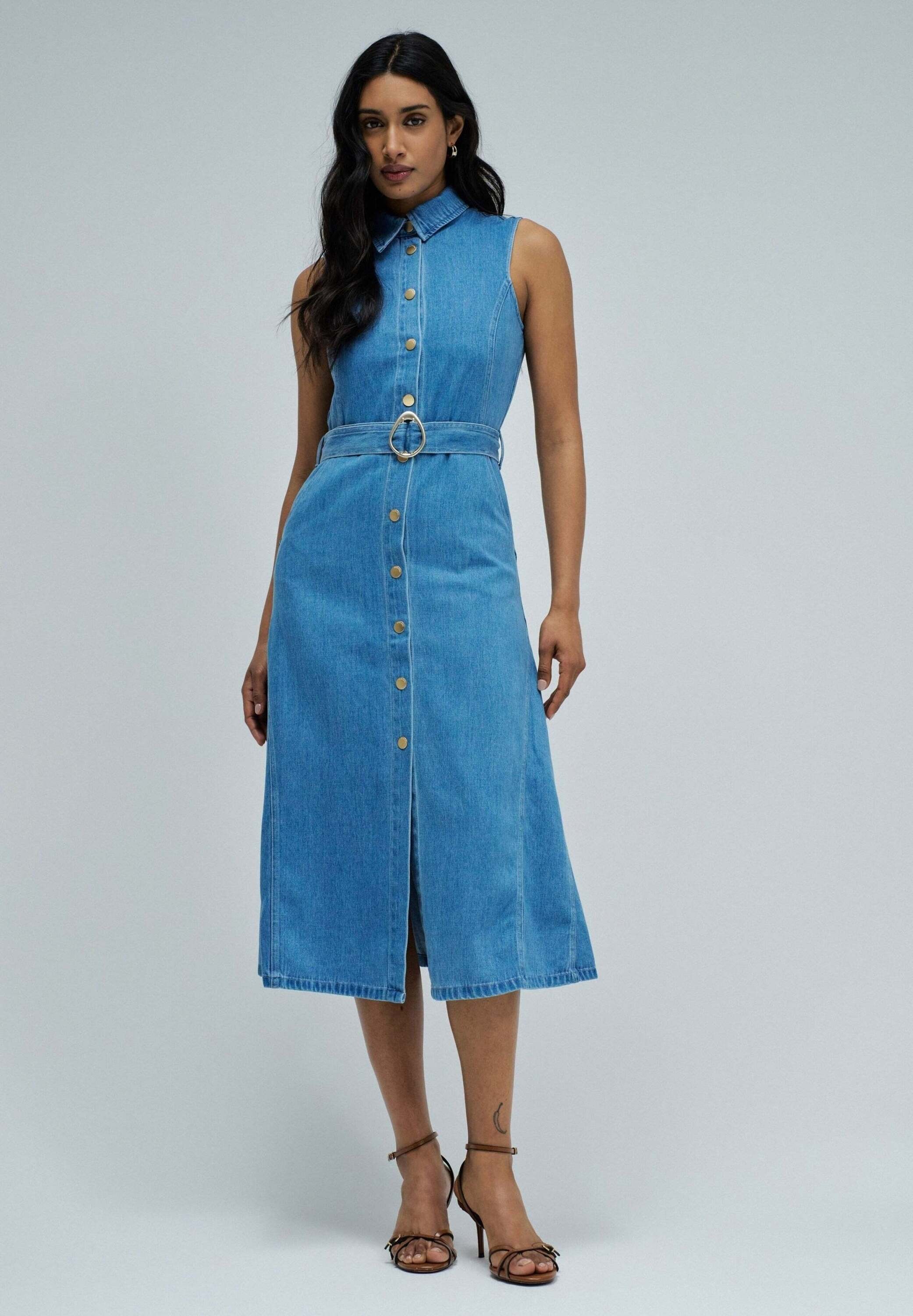 Salsa Midikleid »Salsa Jeans Midikleid Sleeveless Belt«