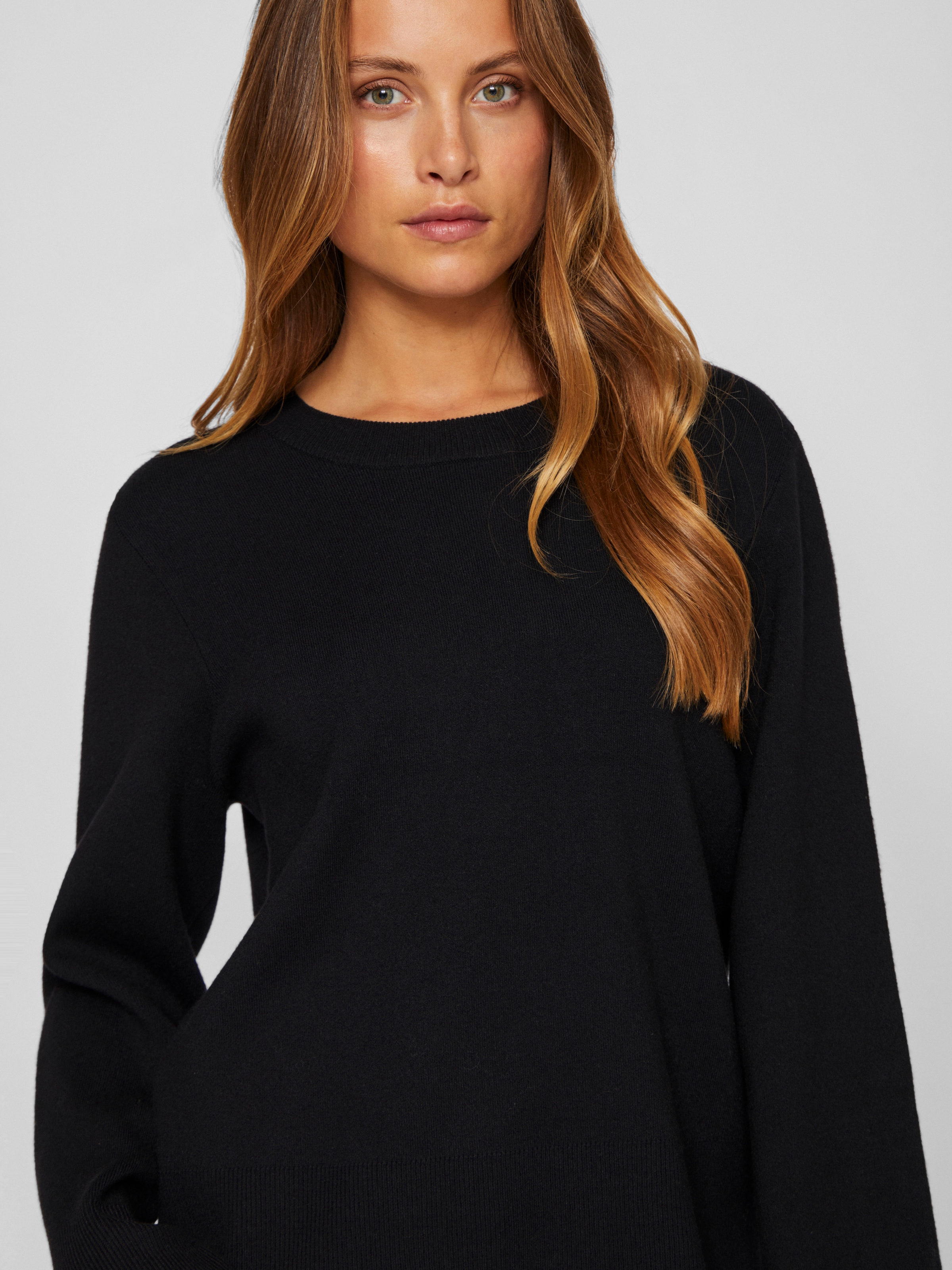 Vila Rundhalspullover »VICASSIE O-NECK L/S KNIT TOP - NOOS«