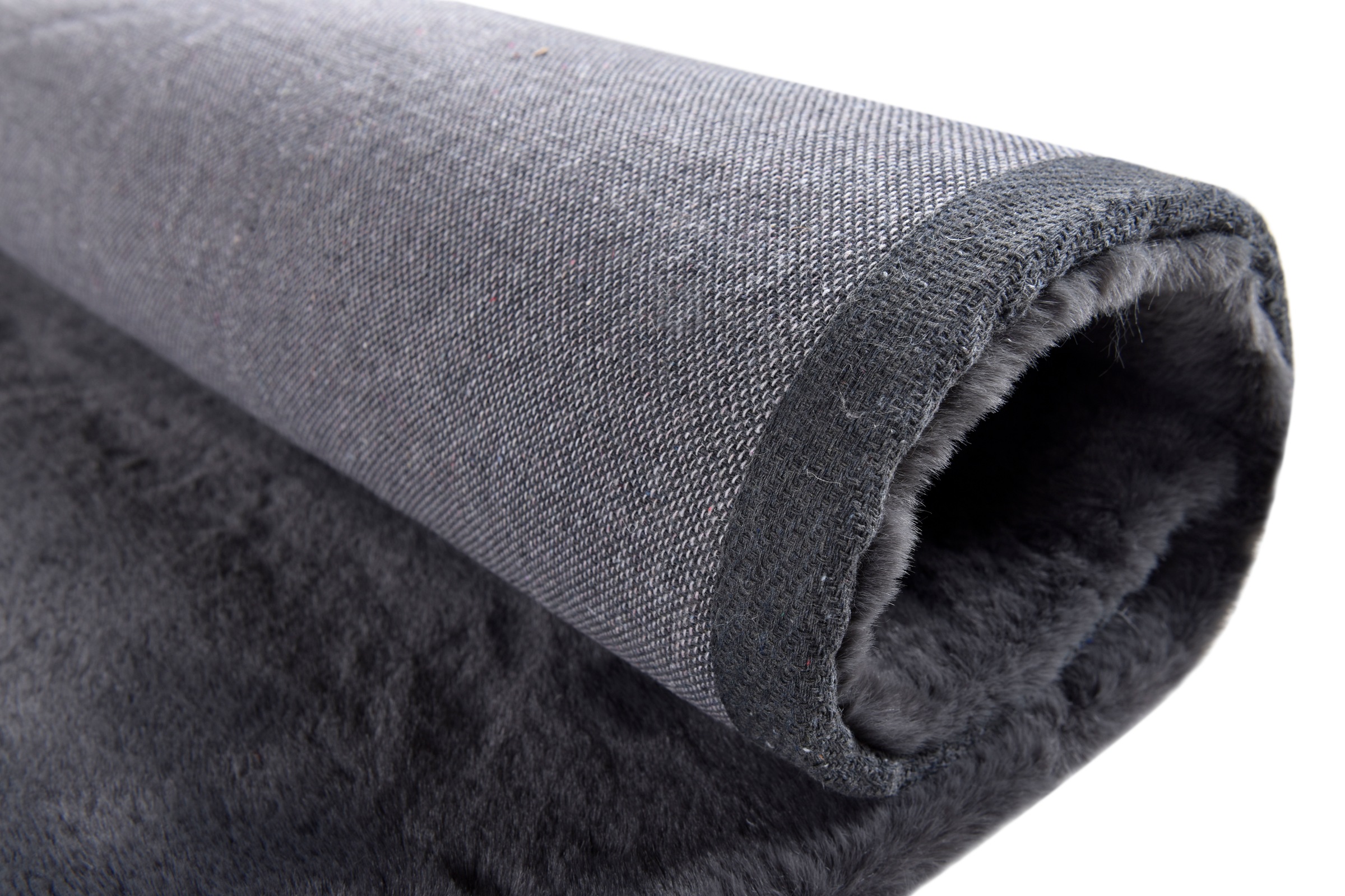 my home Fellteppich »Guidel«, rechteckig, 30 mm Höhe, Kunstfell, Kuschelteppich, Uni Farben, super weich, Wohnzimmer