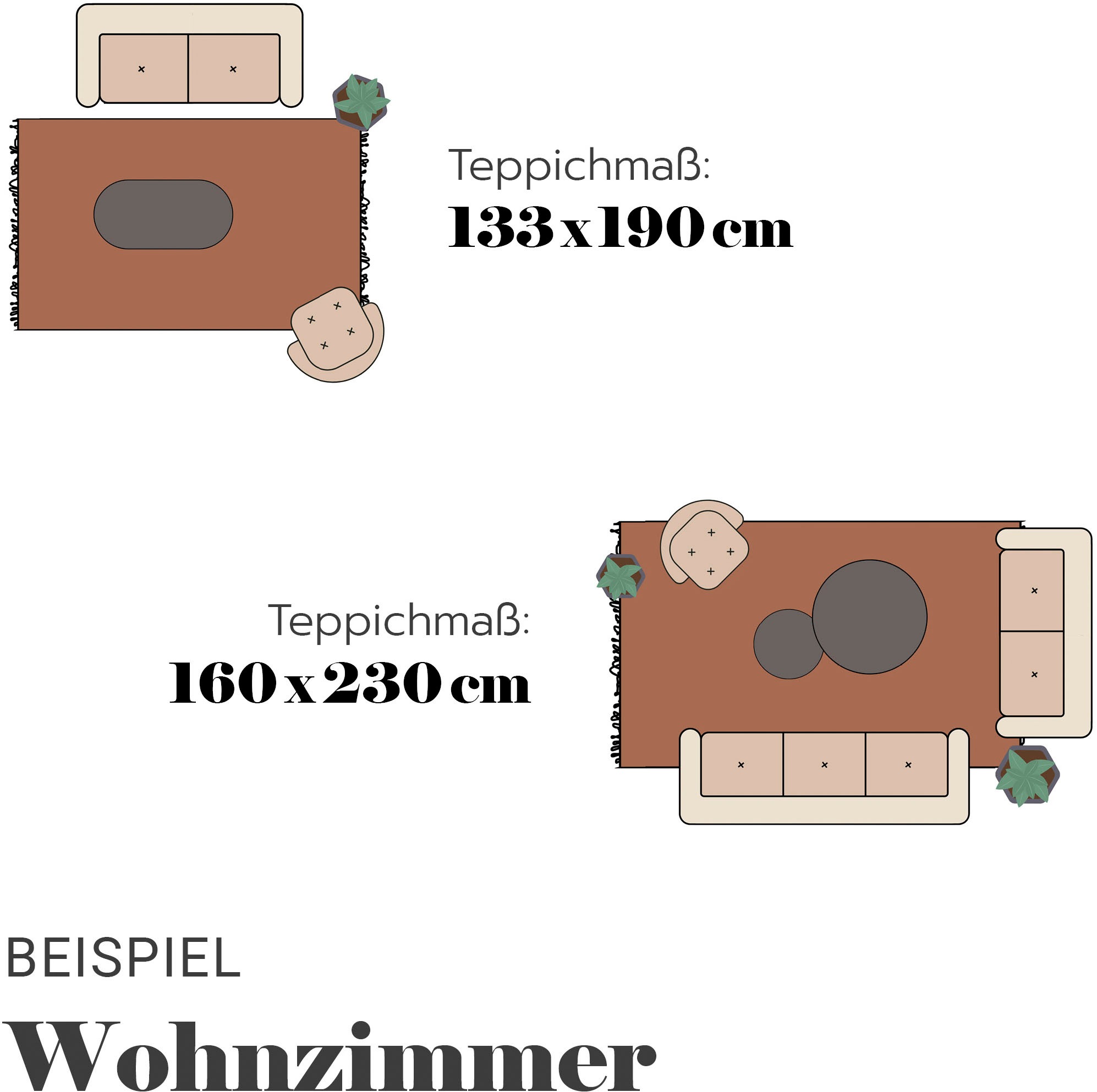ASTRA Teppich »Jules 253«, rechteckig, 8 mm Höhe, Hoch Tief Struktur, Kurzflor, Wohnzimmer, Schlafzimmer