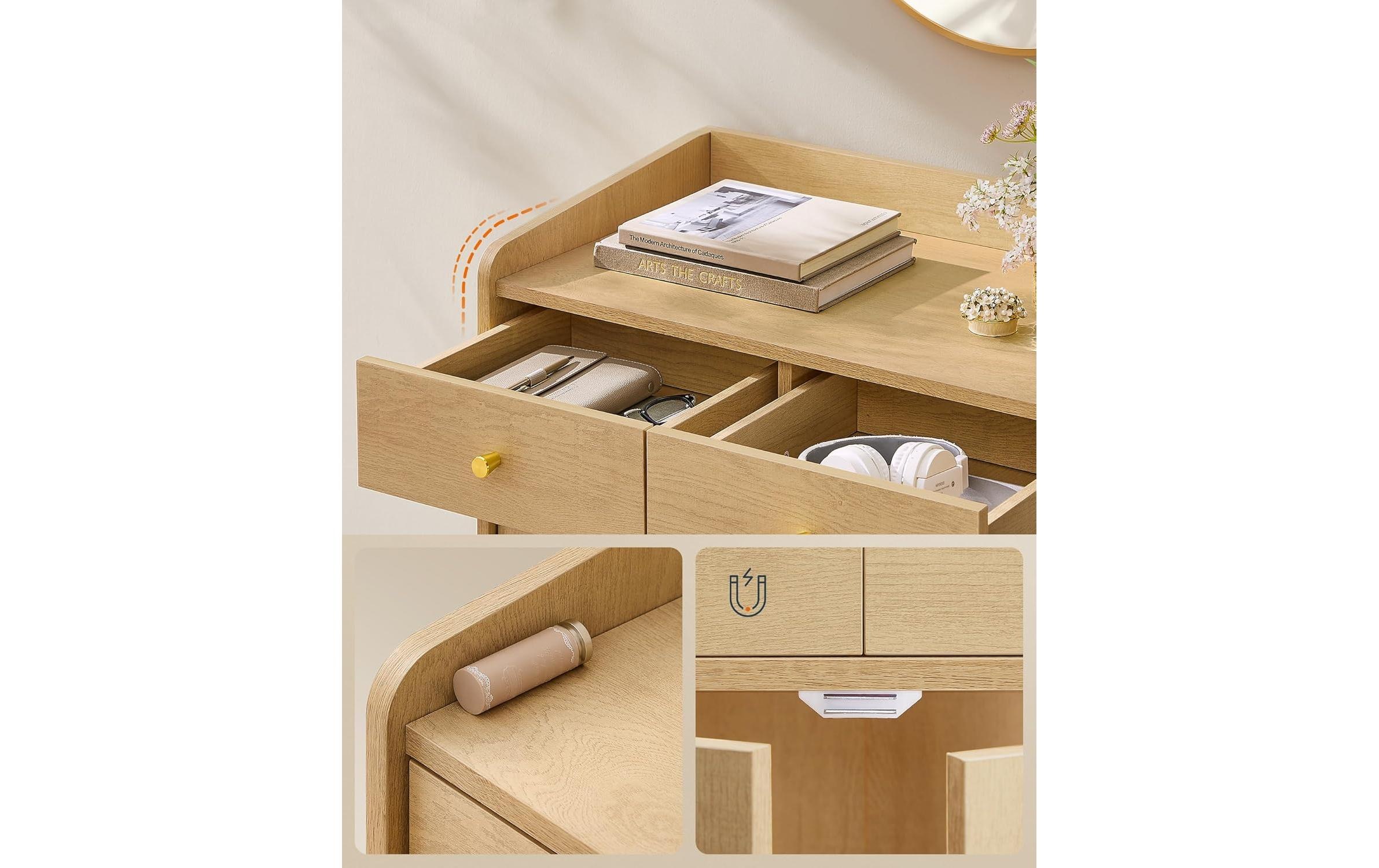 VASAGLE Kommode »mit Schubladen 70 x 90 cm«