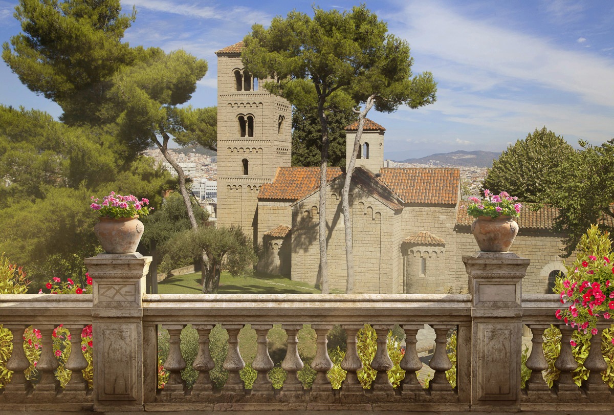 Image of Papermoon Fototapete »Kleines gebäude«, Vliestapete, hochwertiger Digitaldruck, inklusive Kleister bei Ackermann Versand Schweiz