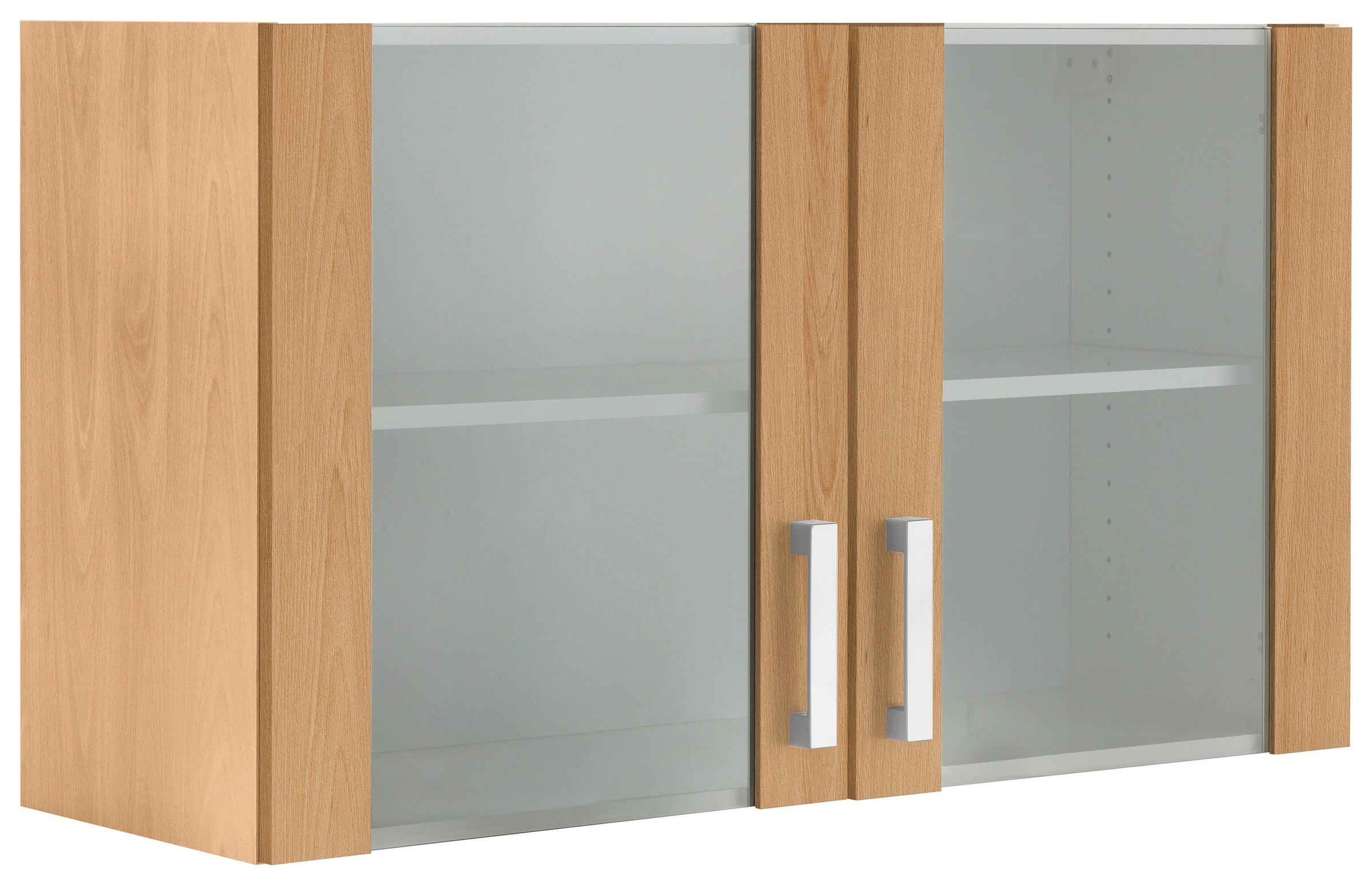 OPTIFIT Hängeschrank »Odense«, 100 cm breit, mit 2 Türen mit  Grauglaseinsatz günstig kaufen | Hängeschränke