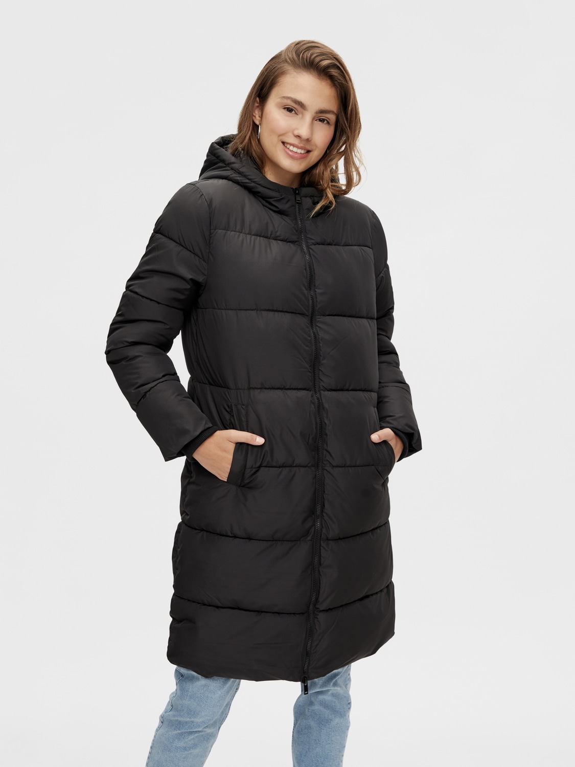 Steppmantel »PCBEE NEW LONG PUFFER JACKET NOOS BC«