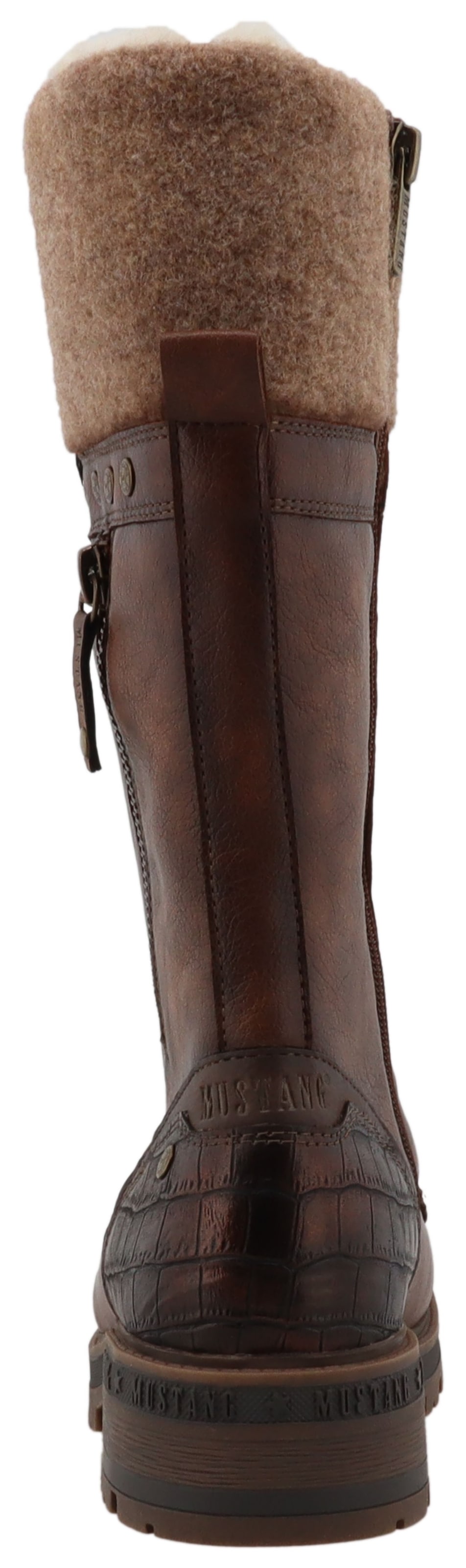 Mustang Shoes Winterstiefel »Darleen«  Schnürstiefel mit Reissverschluss