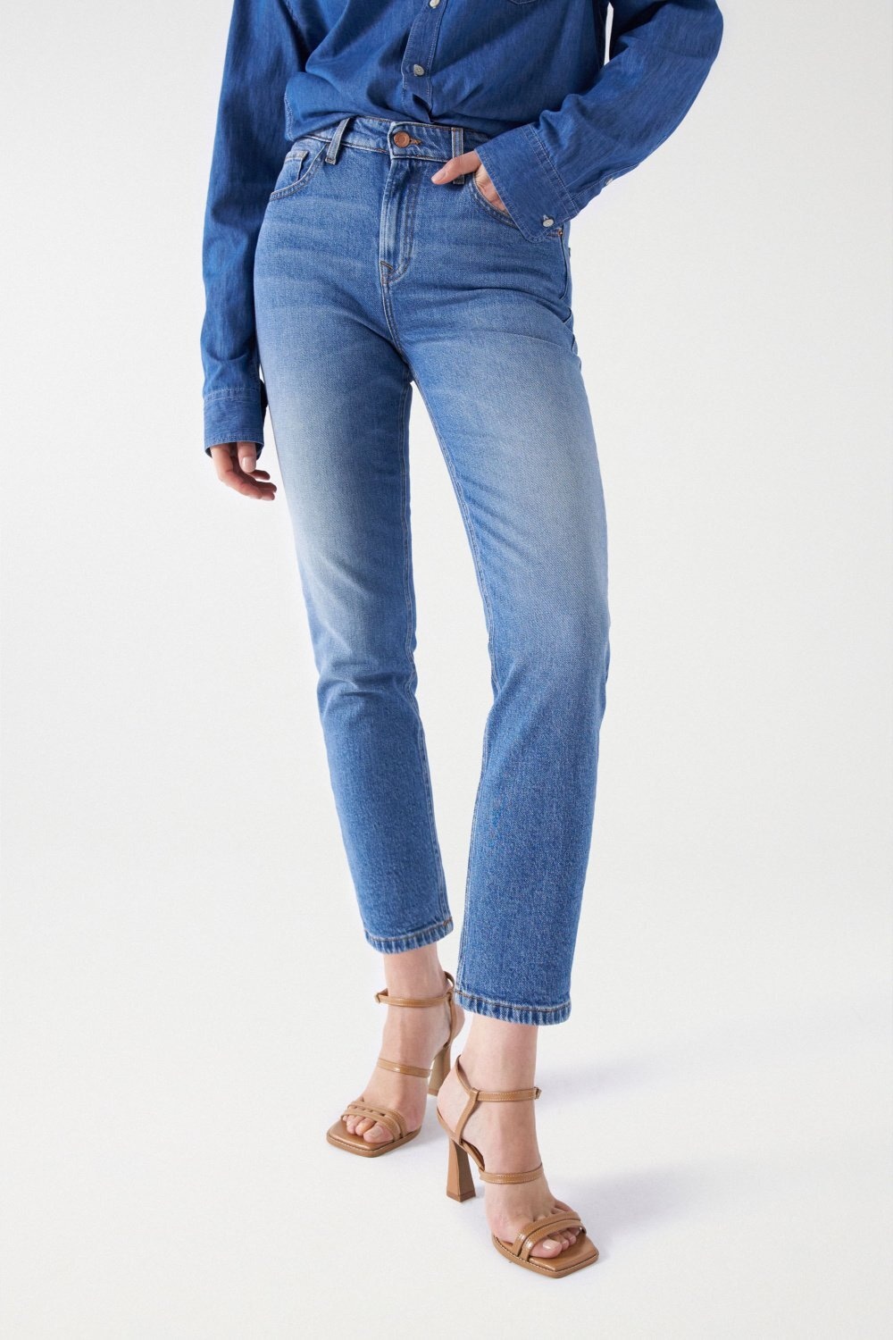 Salsa Slim-fit-Jeans »Salsa Jeans Jeans True Cropped Slim«