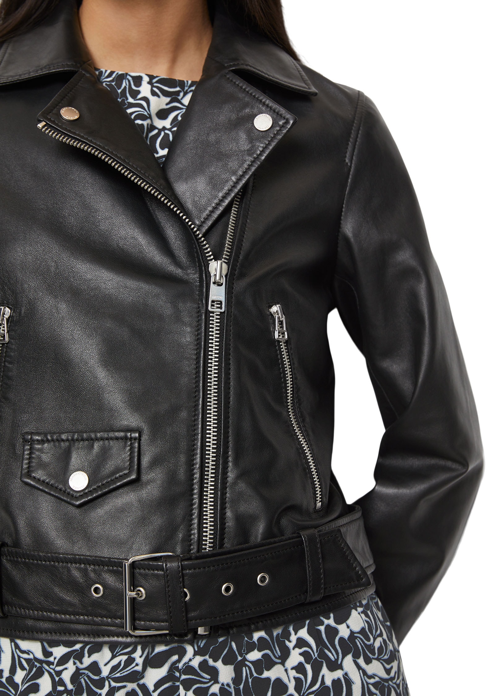Marc O'Polo DENIM Lederjacke, aus Schafleder