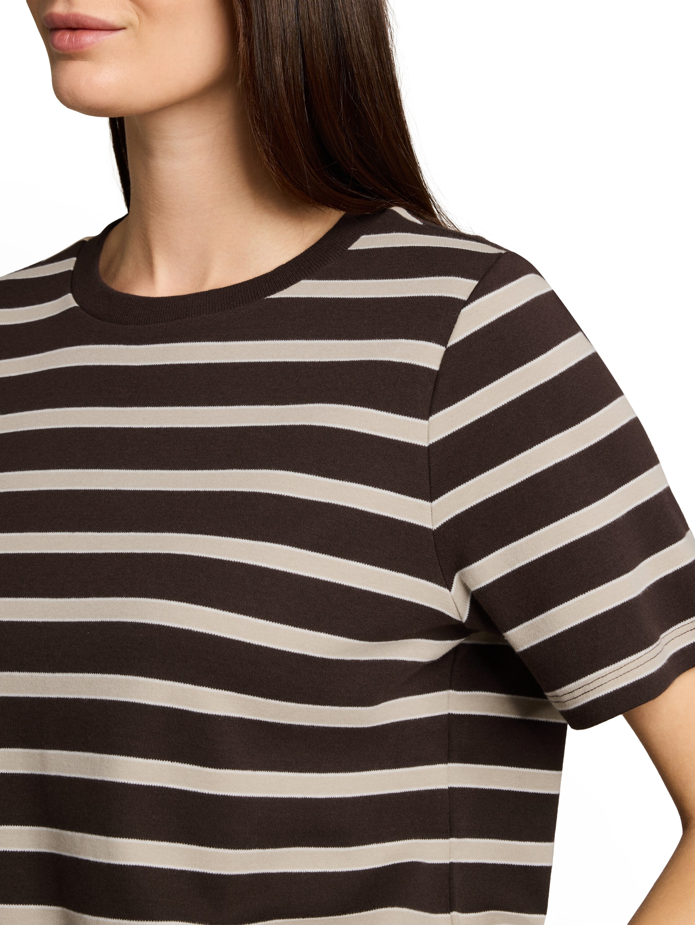 TOM TAILOR T-shirt à manches courtes T-shirt d'été avec imprimés et col rond,