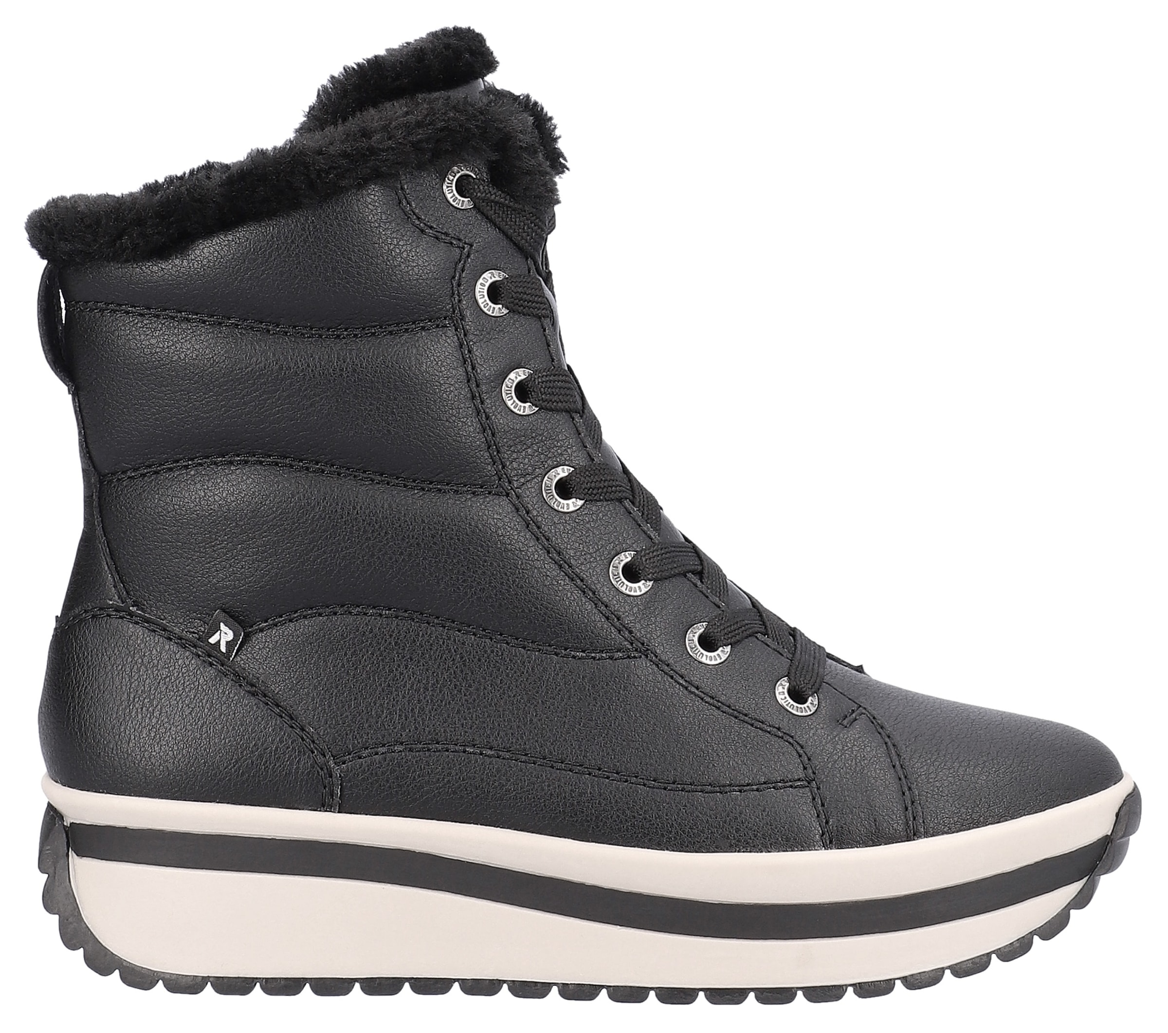 Rieker EVOLUTION Winterboots, Schnürboots, Stiefelette mit praktischem Innenreissverschluss