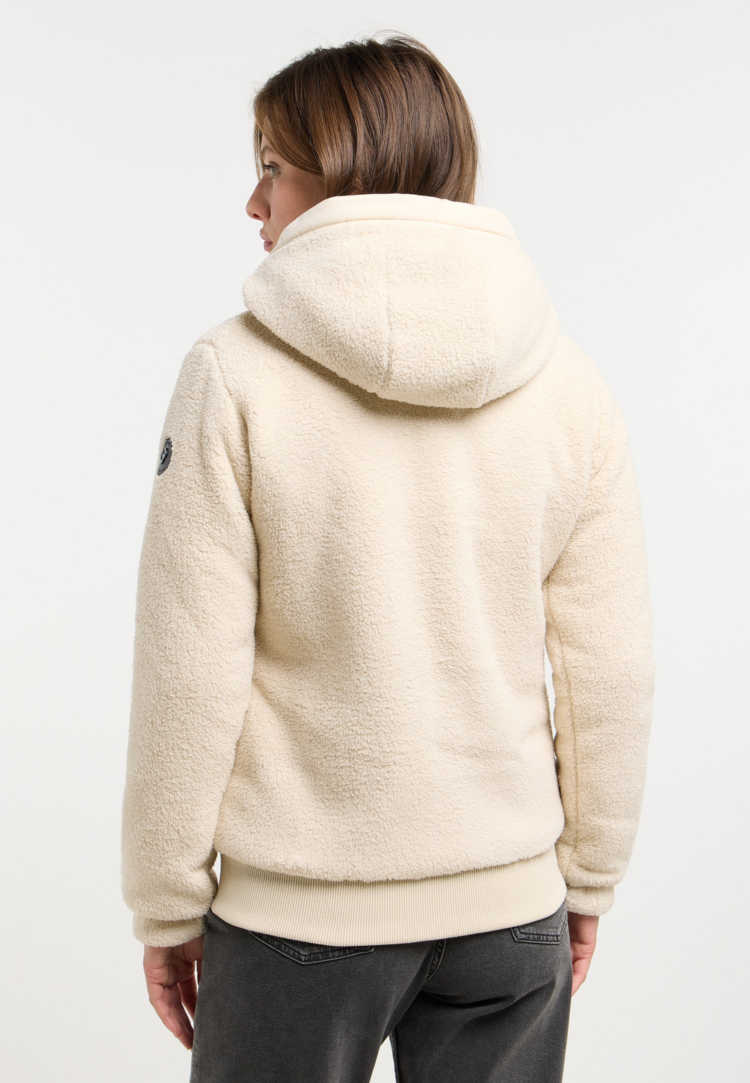 Ragwear Veste polaire »COUSY SHORT« avec capuche longueur hanches, avec fermeture éclair, coupe cintrée