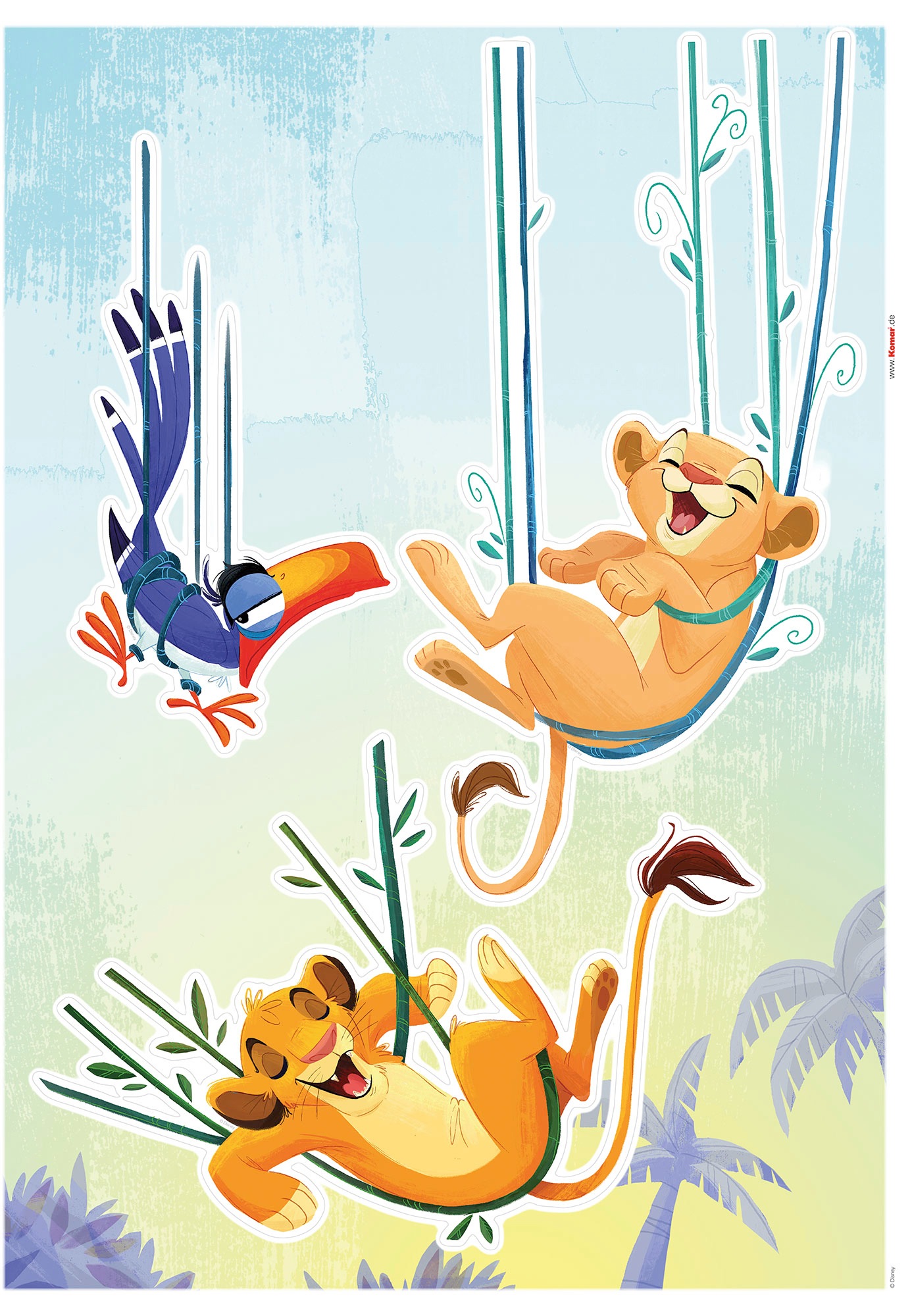 Image of Komar Wandtattoo »Lion King Relax«, (3 St.), 50 x 70 cm bei Ackermann Versand Schweiz