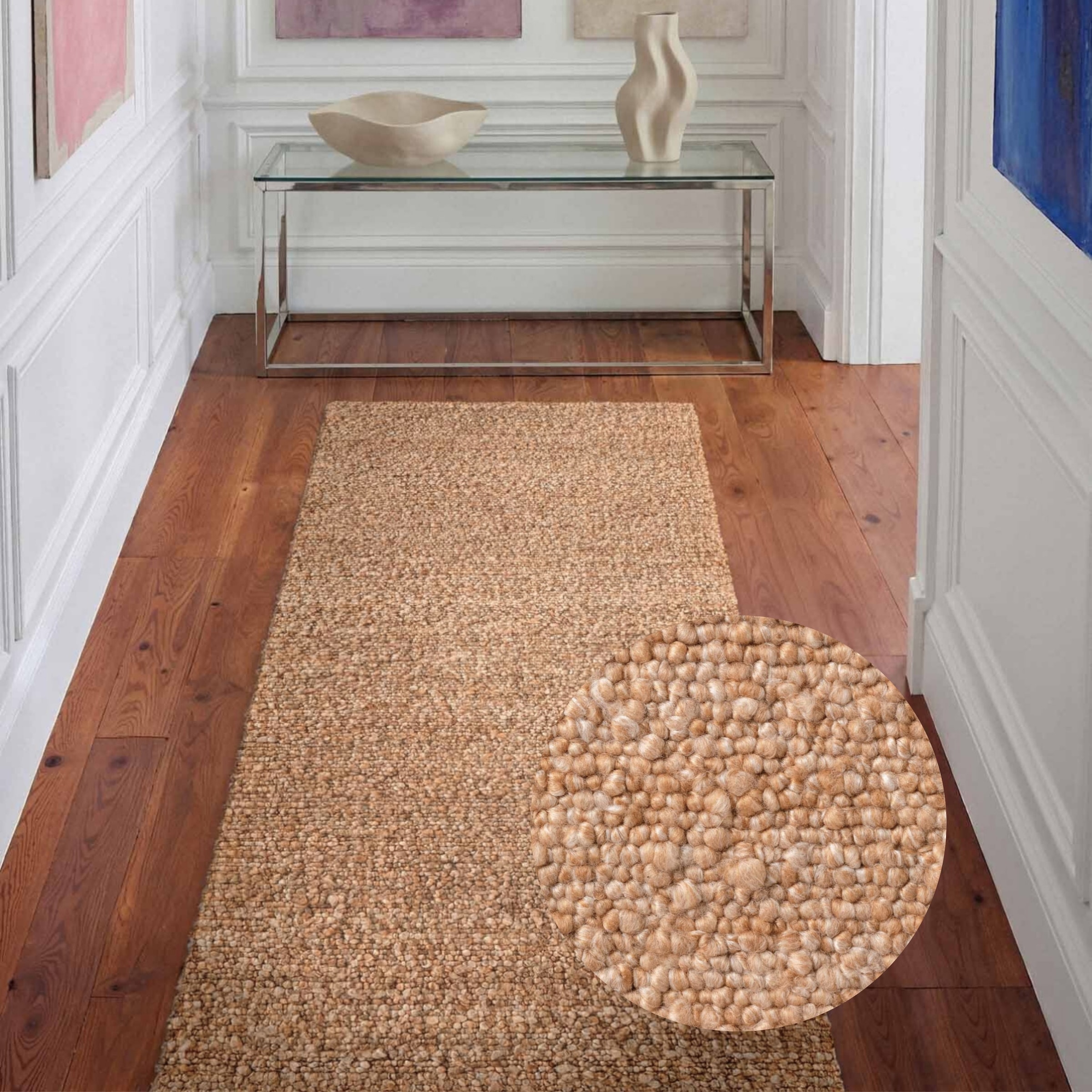 Ted Baker Tapis »Soft Bouclé Portobello , auch als Läufer« Rectangulaire 10 mm Höhe Woll-Optik, Bouclé Meliert, Wohnzimmer, Esszimmer, Schlafzimmer, Flur